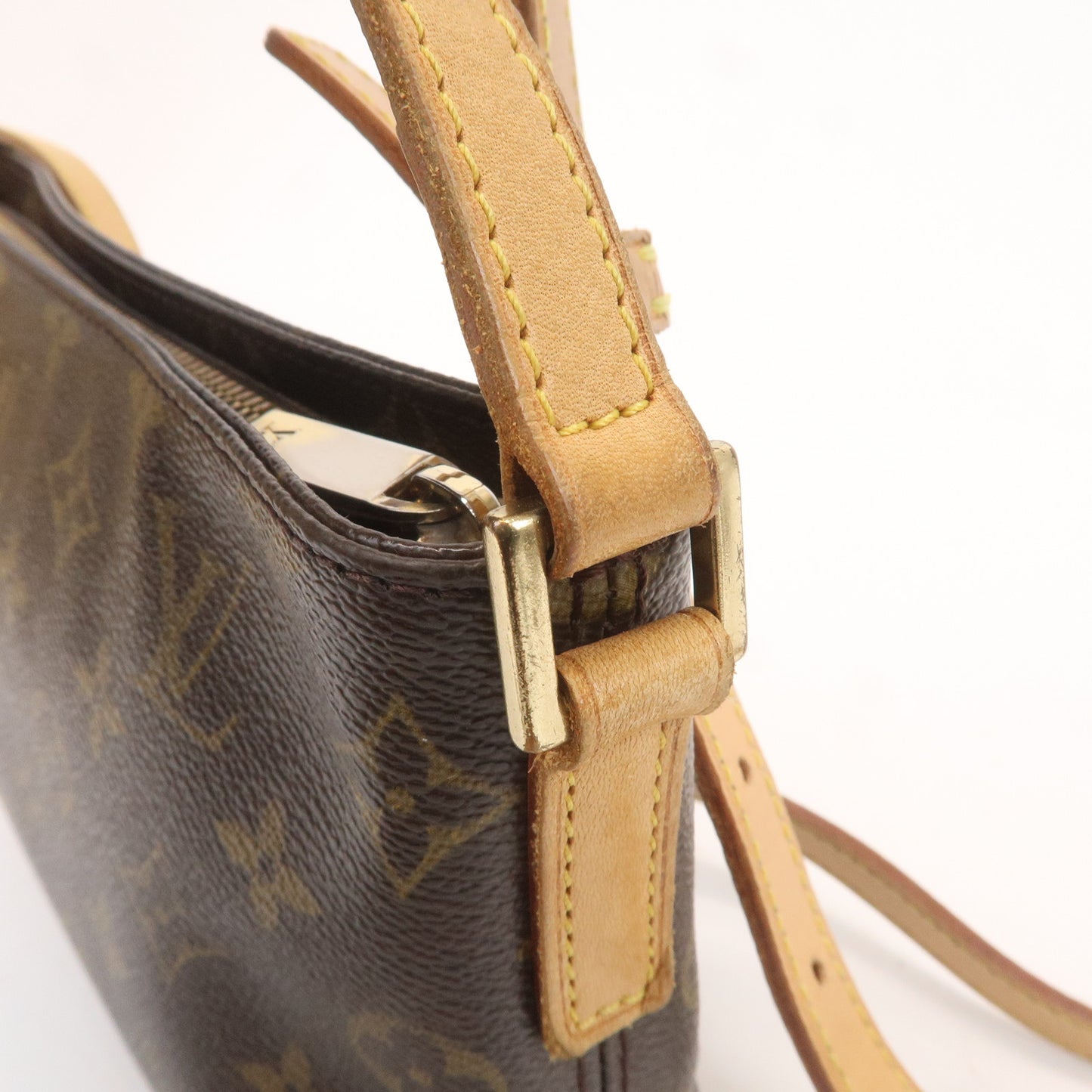 Louis Vuitton Monogram Trotteur Shoulder Bag Brown M51240