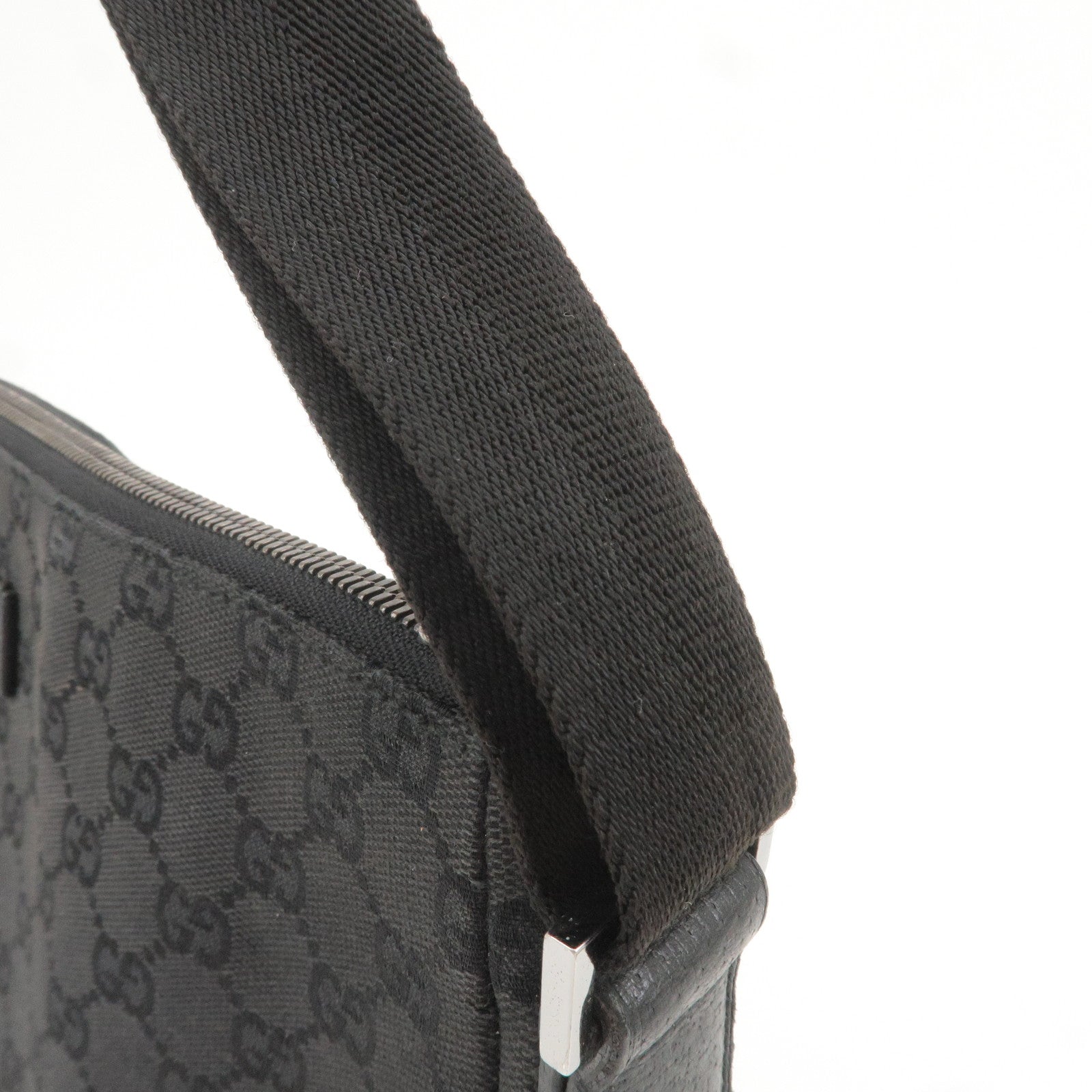 GUCCI-GG-Canvas-Leather-Shoulder-CrossBody-Bag-Black-110054 –  dct-ep_vintage luxury Store