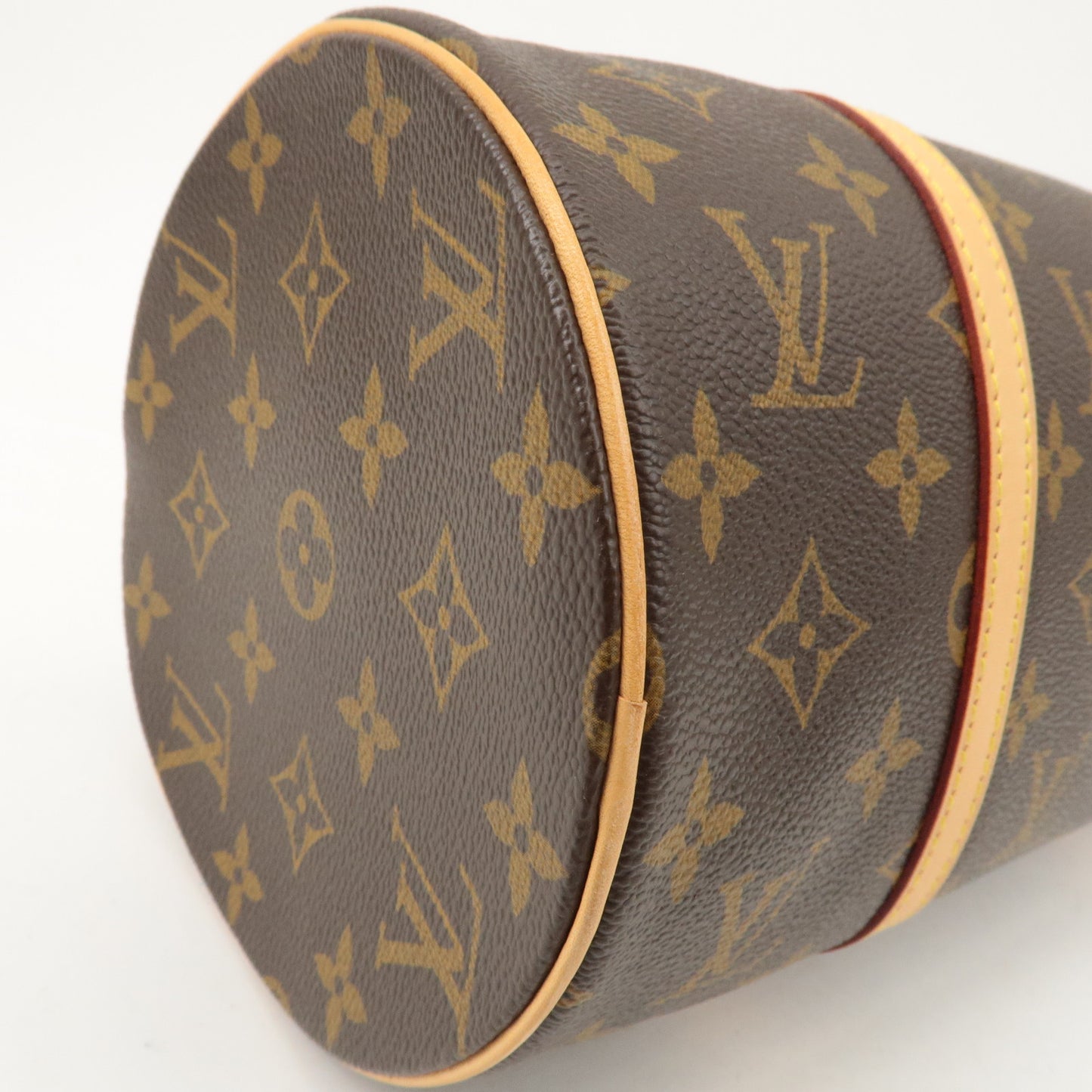 Louis Vuitton Monogram Papillon 30 Hand Bag Brown M51385