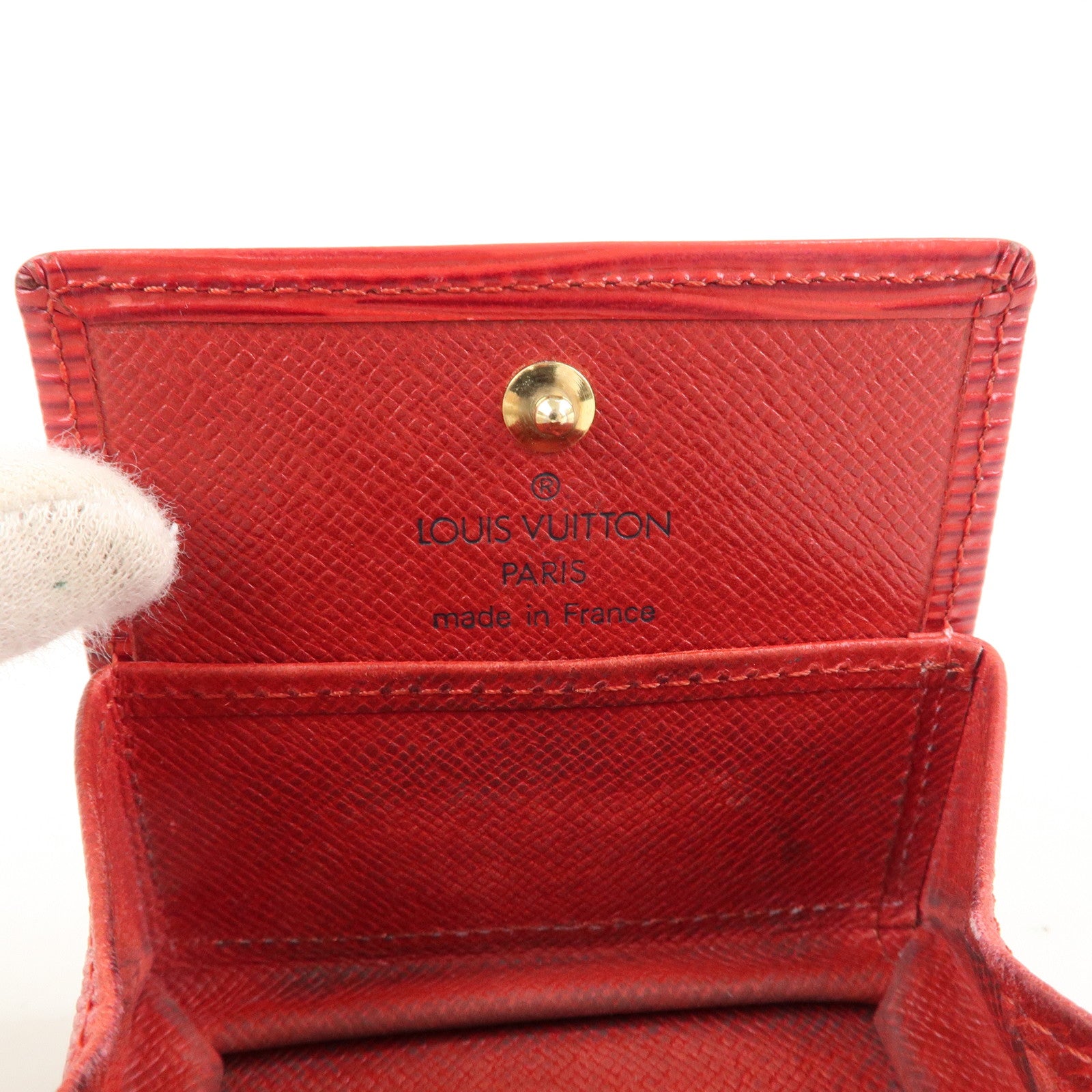 Louis-Vuitton-Epi-Porte-Monnaie-Boite-Simple-Coin-Case-Red-Green –  dct-ep_vintage luxury Store
