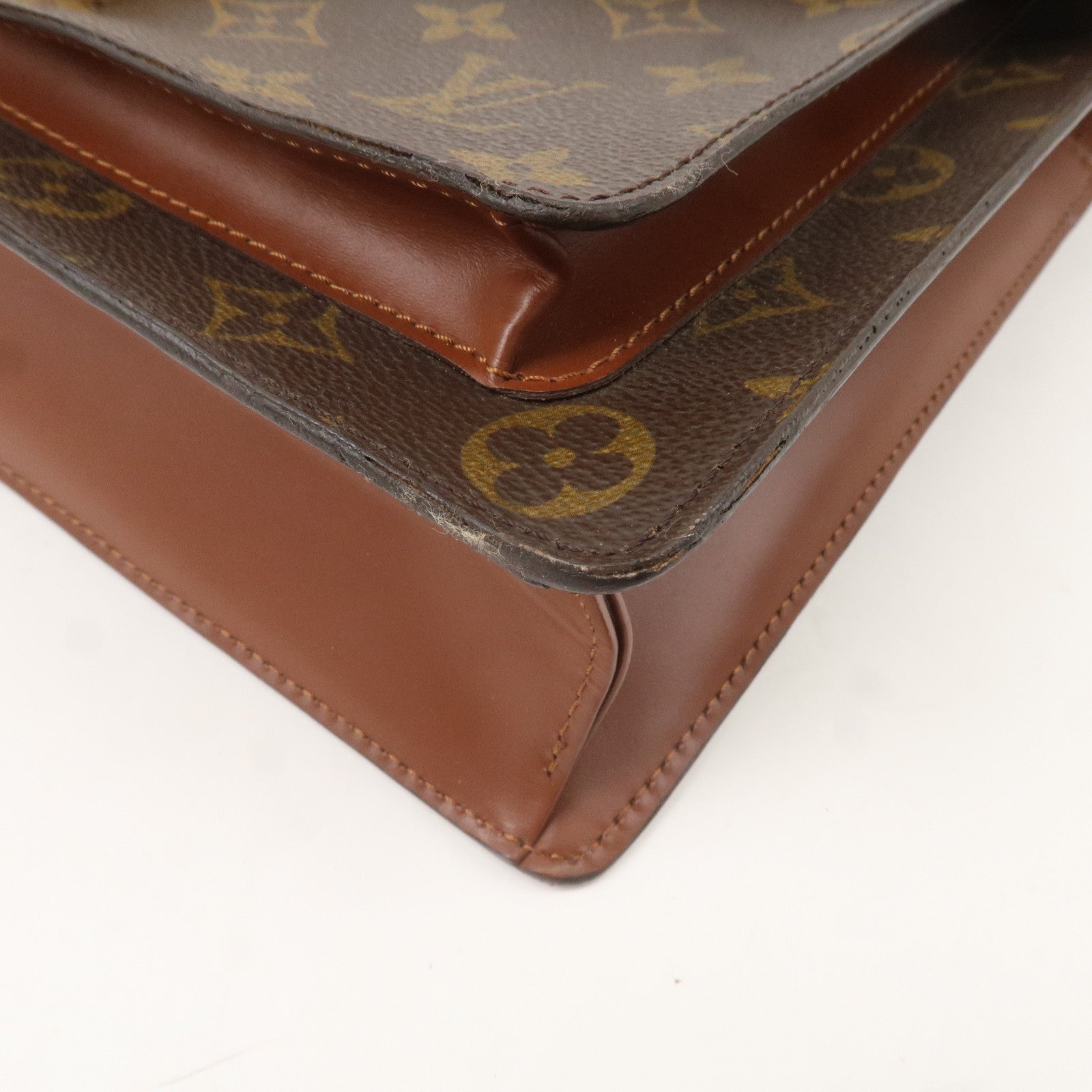 Louis Vuitton Monogram Monceau Hand Bag Brief Case M51185