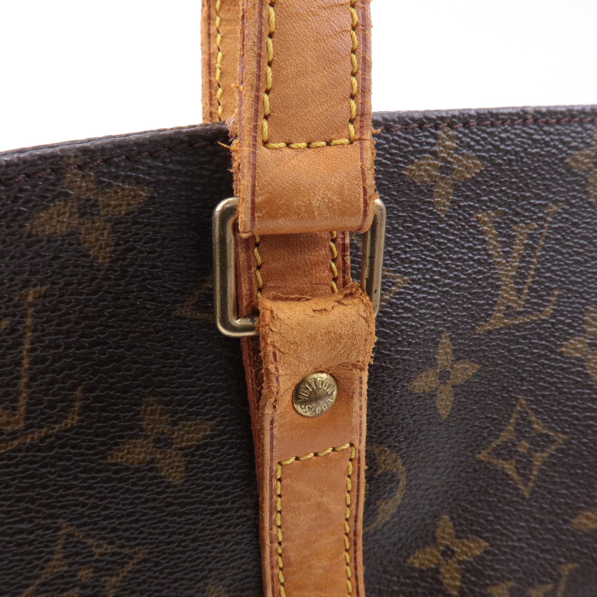 Louis-Vuitton-Monogram-Sac-Shopping-Shoulder-Bag-Brown-M51108