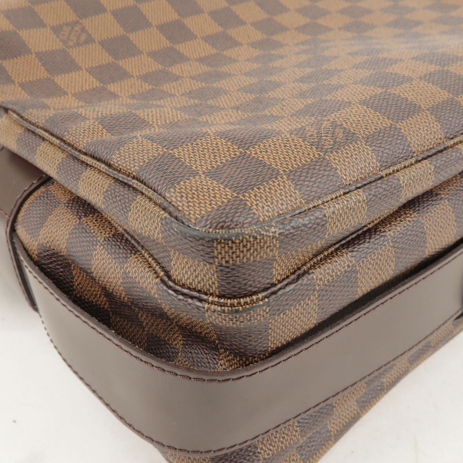 Louis Vuitton Damier Naviglio Shoulder Bag N45255 Brown PVC Leather Ladies LOUIS  VUITTON