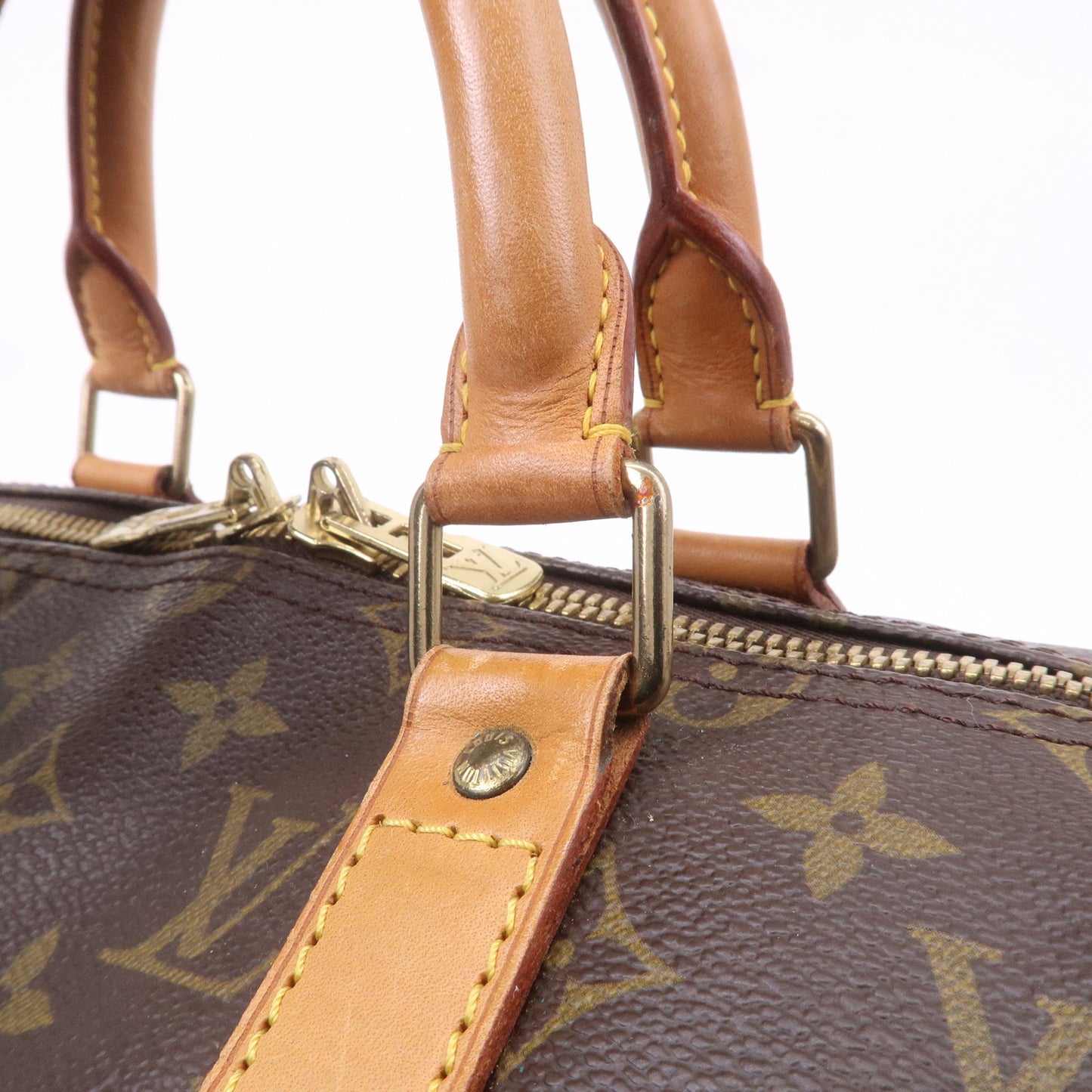 Louis Vuitton Monogram Keep All 50 Boston Bag Brown M41426