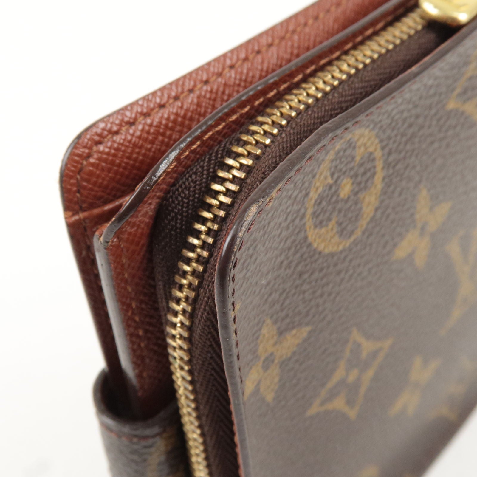 Louis Vuitton Monogram Vintage Large Zip Around Organizer Wallet
