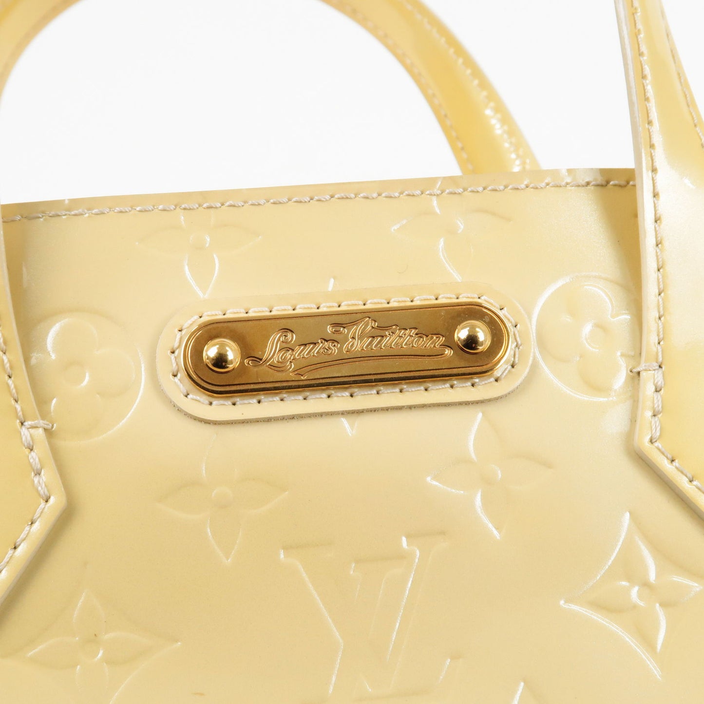 Louis Vuitton Monogram Vernis Wilshire PM Hand Bag Broncorail