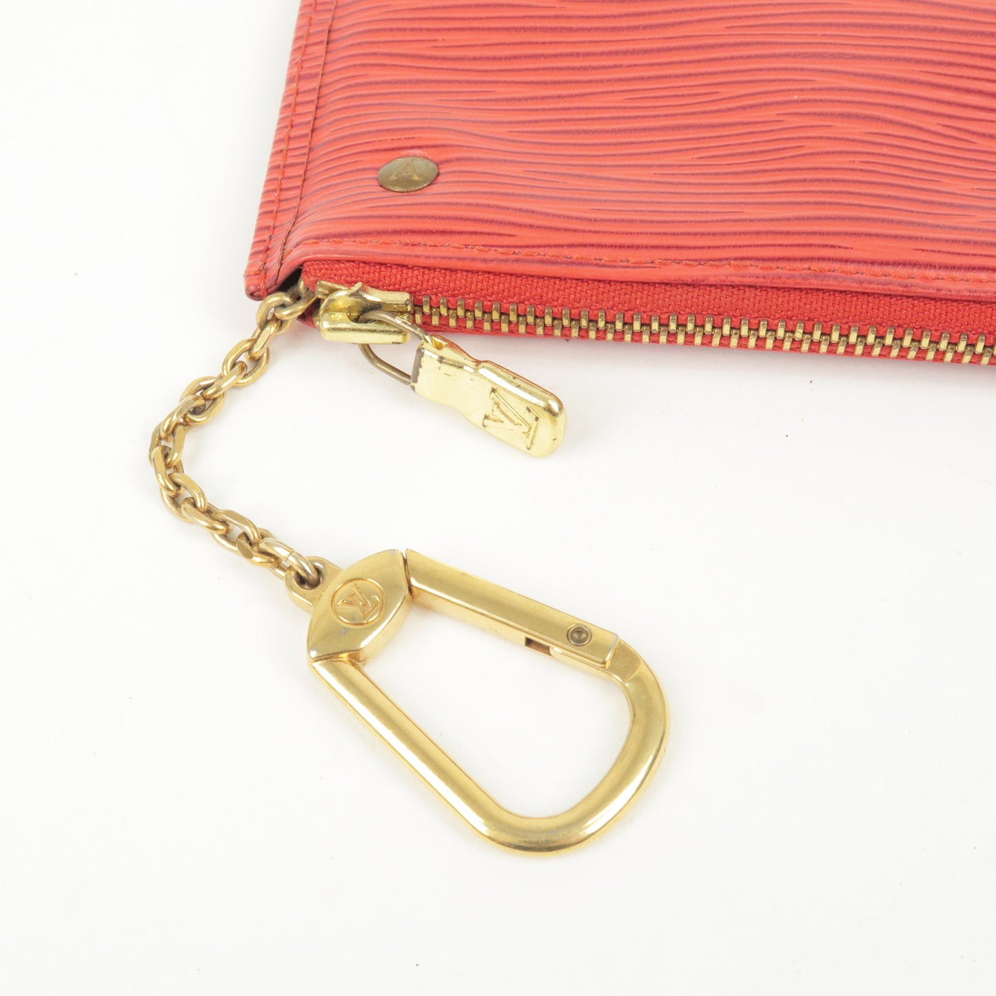 Louis Vuitton Epi Pochette Cles Coin Case M63807 Castillian Red