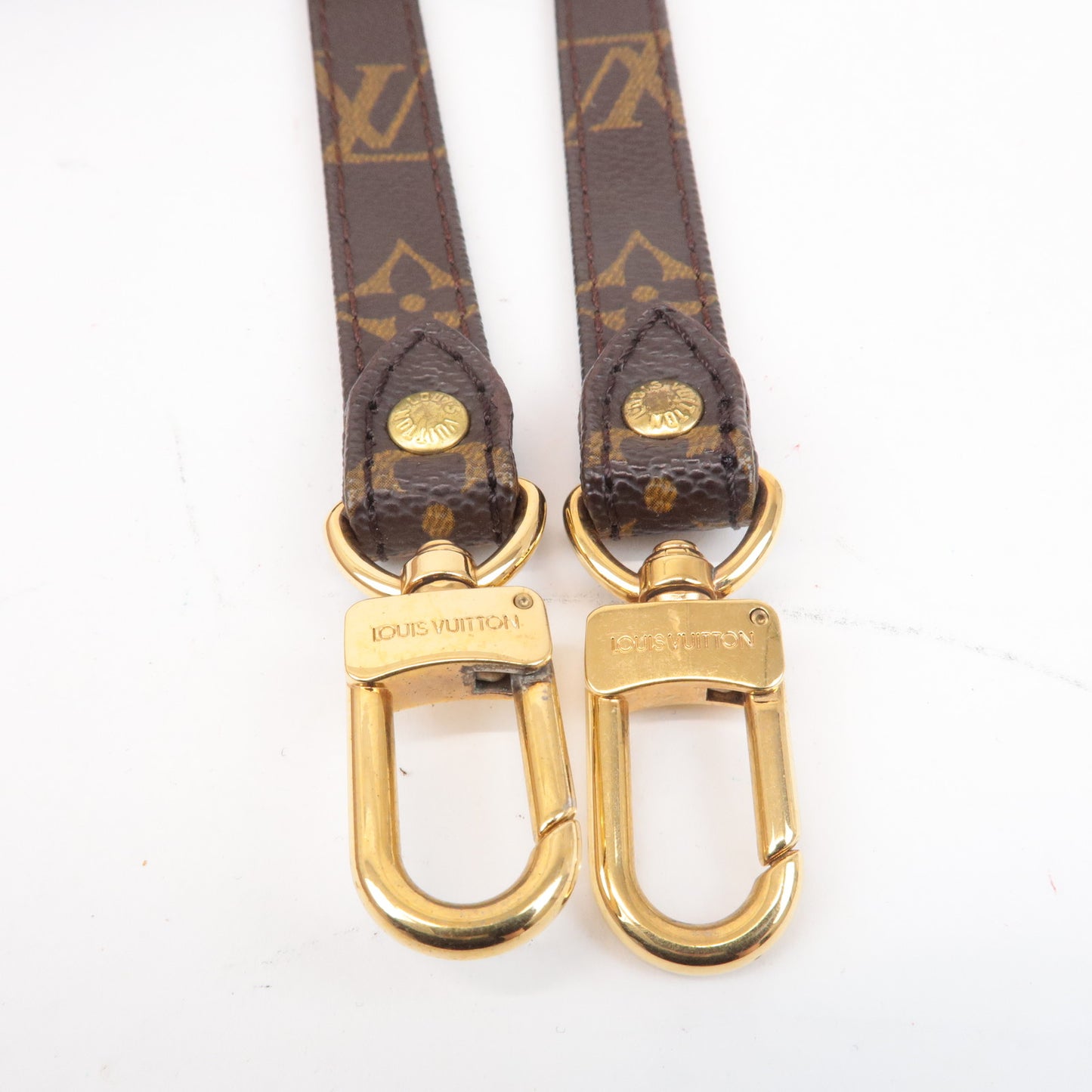 Louis Vuitton Monogram Canvas Shoulder Strap 120cm Brown J75010