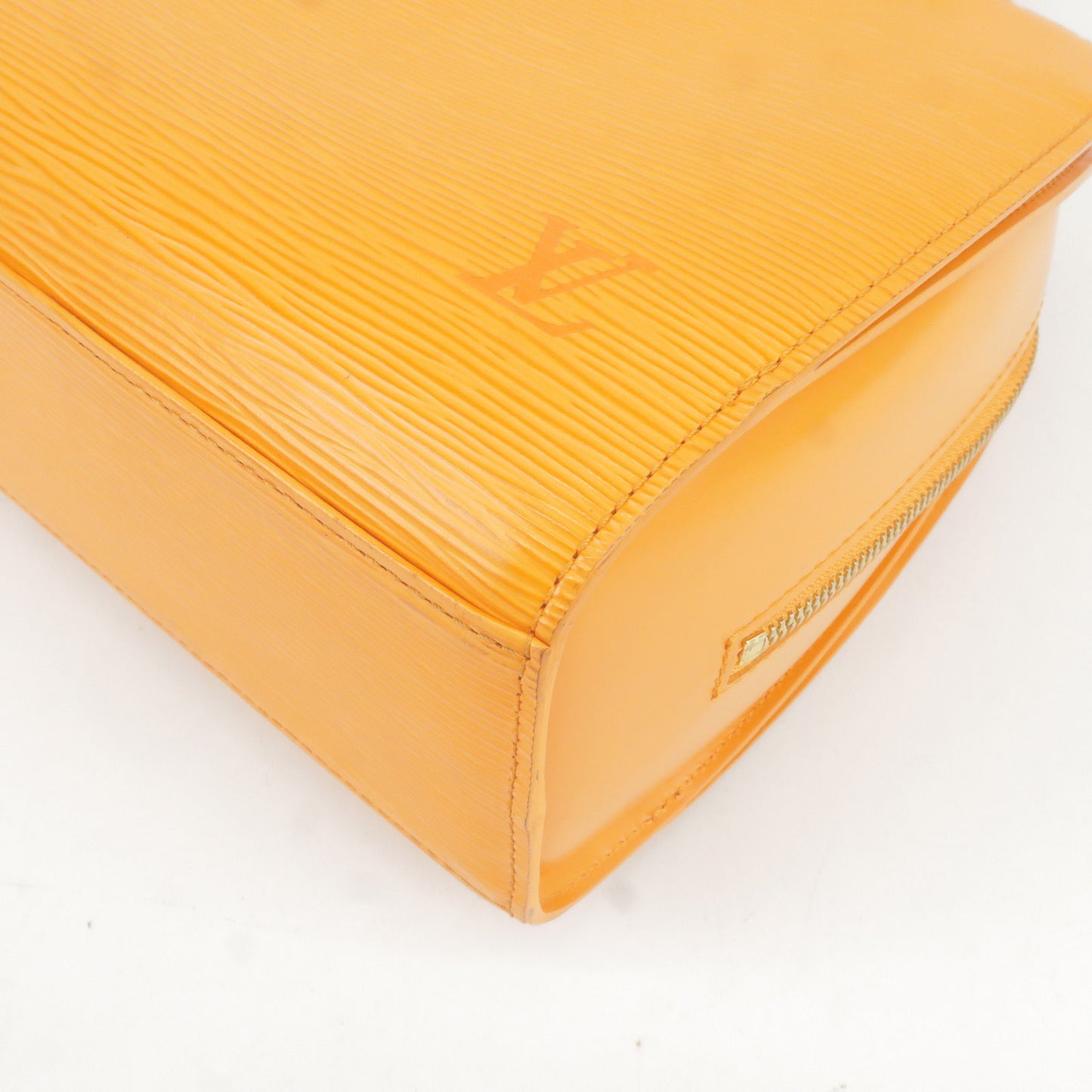 Louis Vuitton Epi Ponneuf Hand Bag Mandarin Orange M5205H