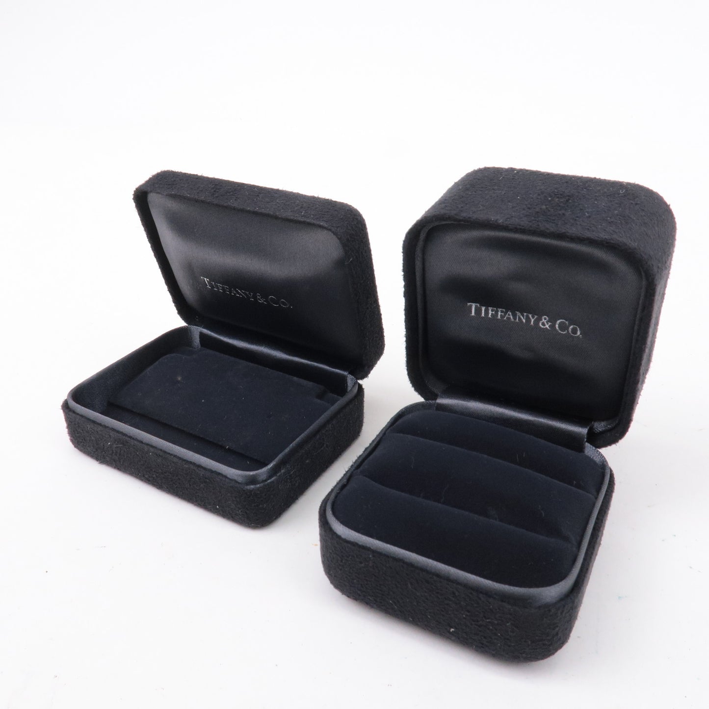 Tiffany&Co. Set of 12 Jewelry Box Accessory Box Black