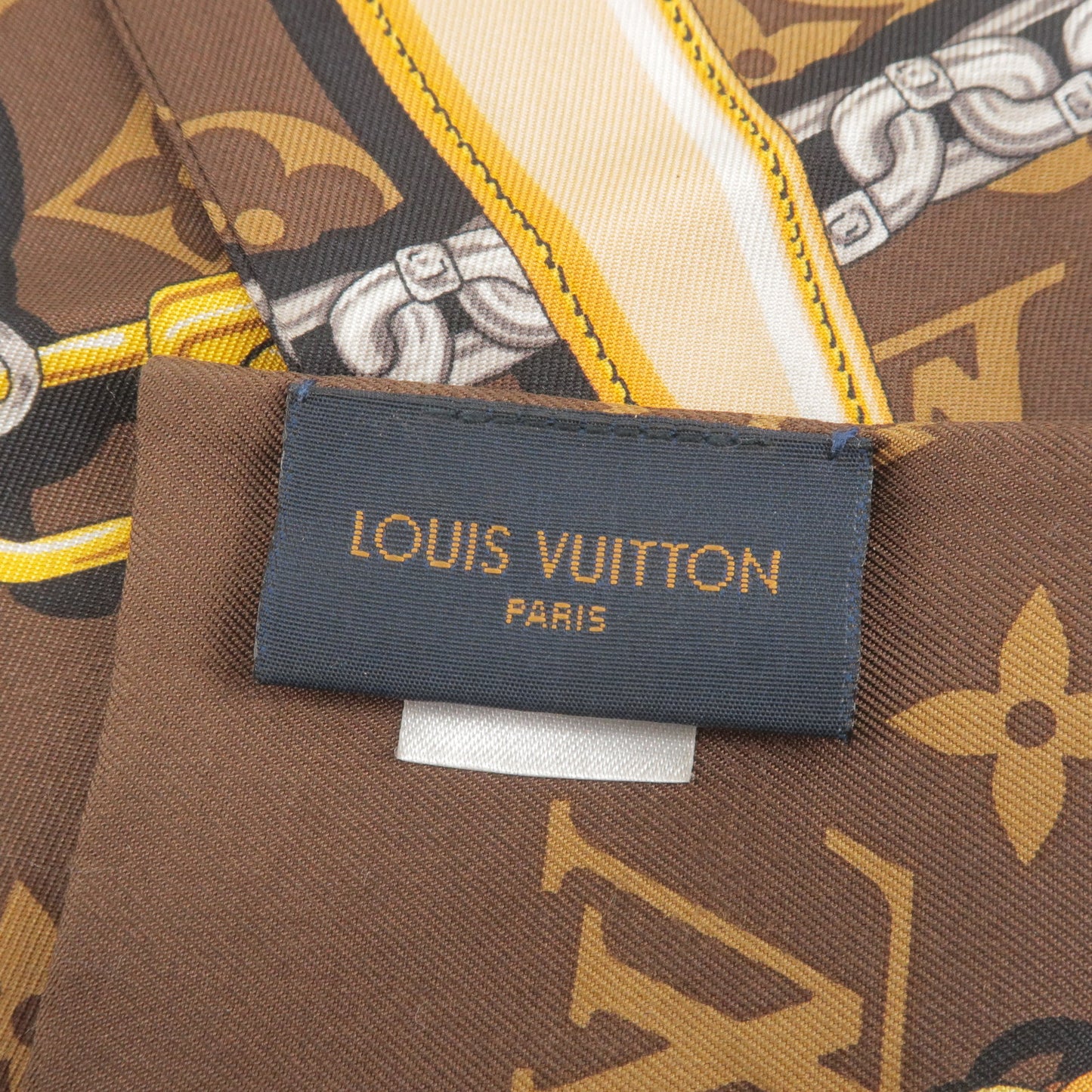 Louis+Vuitton+Monogram+Confidential+Bandeau+Scarf+-+Brown+%28M78655%29 for  sale online