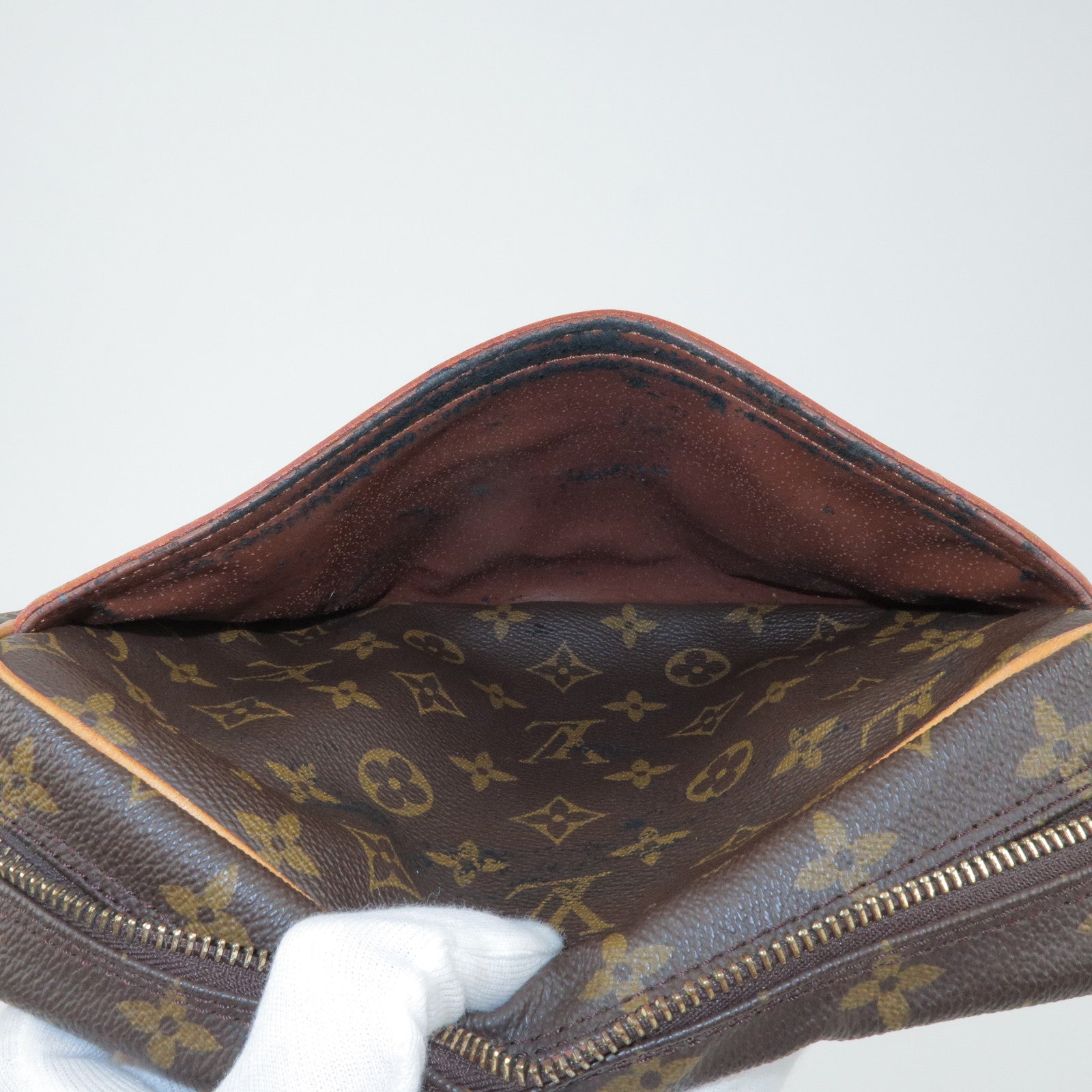 Authentic Louis Vuitton Monogram Jeune Fille MM Shoulder Bag M51226 Used  F/S