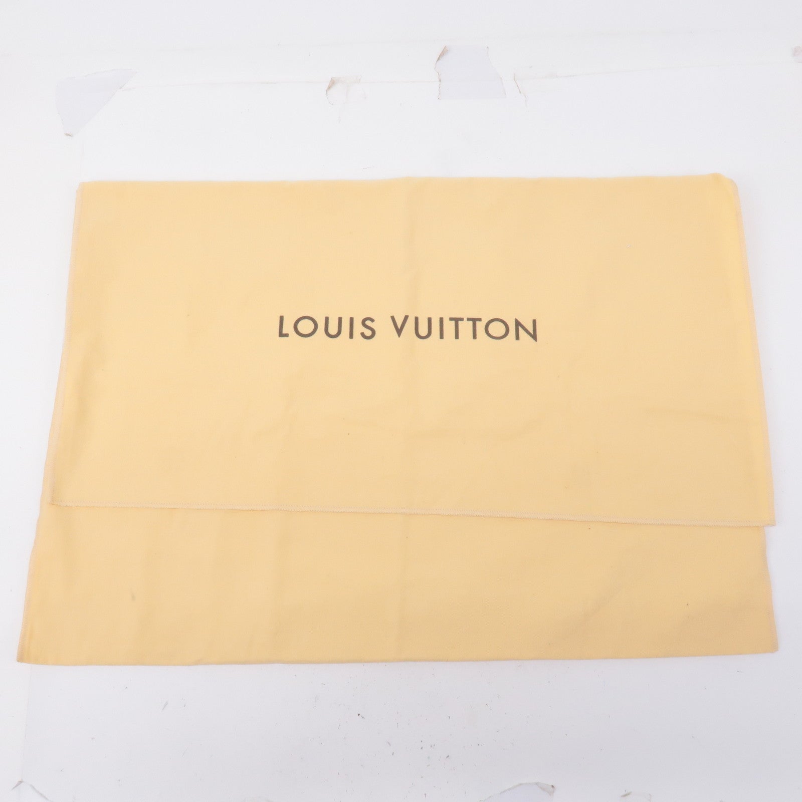 Louis Vuitton Set of 10 Dust Bag Flap Style Beige