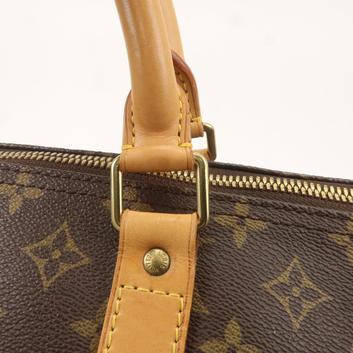 Louis Vuitton Monogram Keep All 60 Boston Bag Brown M41422