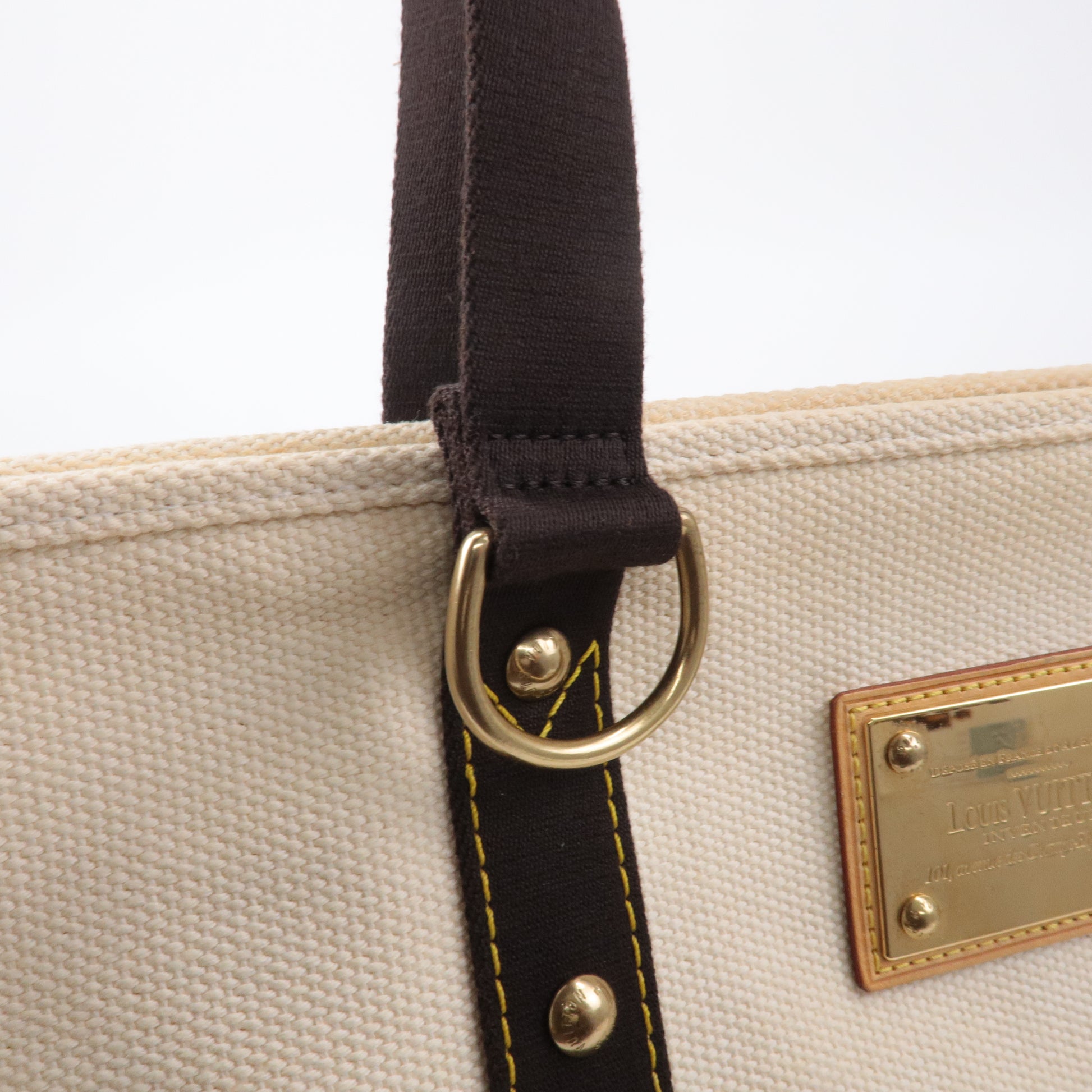 Brown Louis Vuitton Antigua Cabas GM Bag