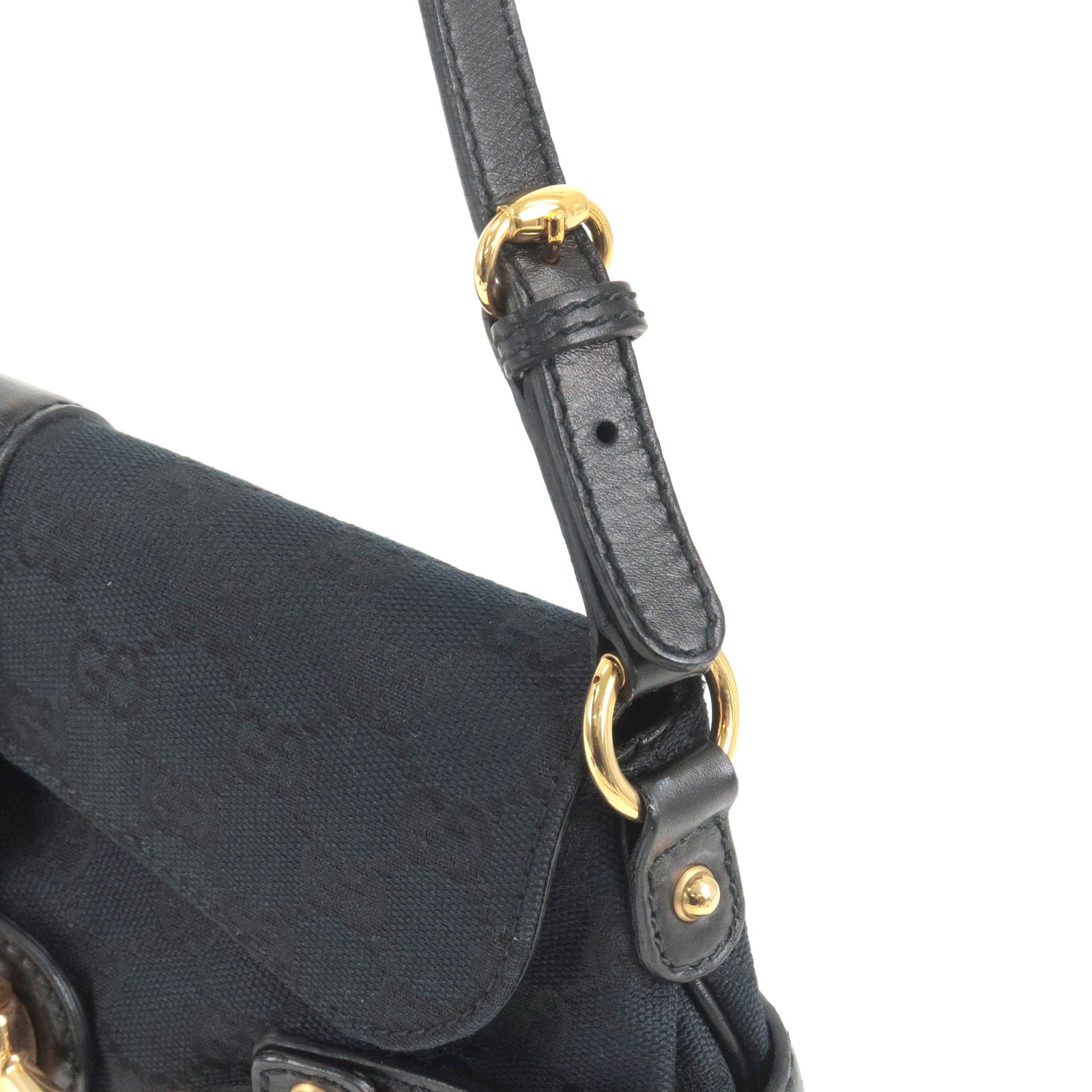 Gucci Black GG Horsebit Pochette Bag – The Closet