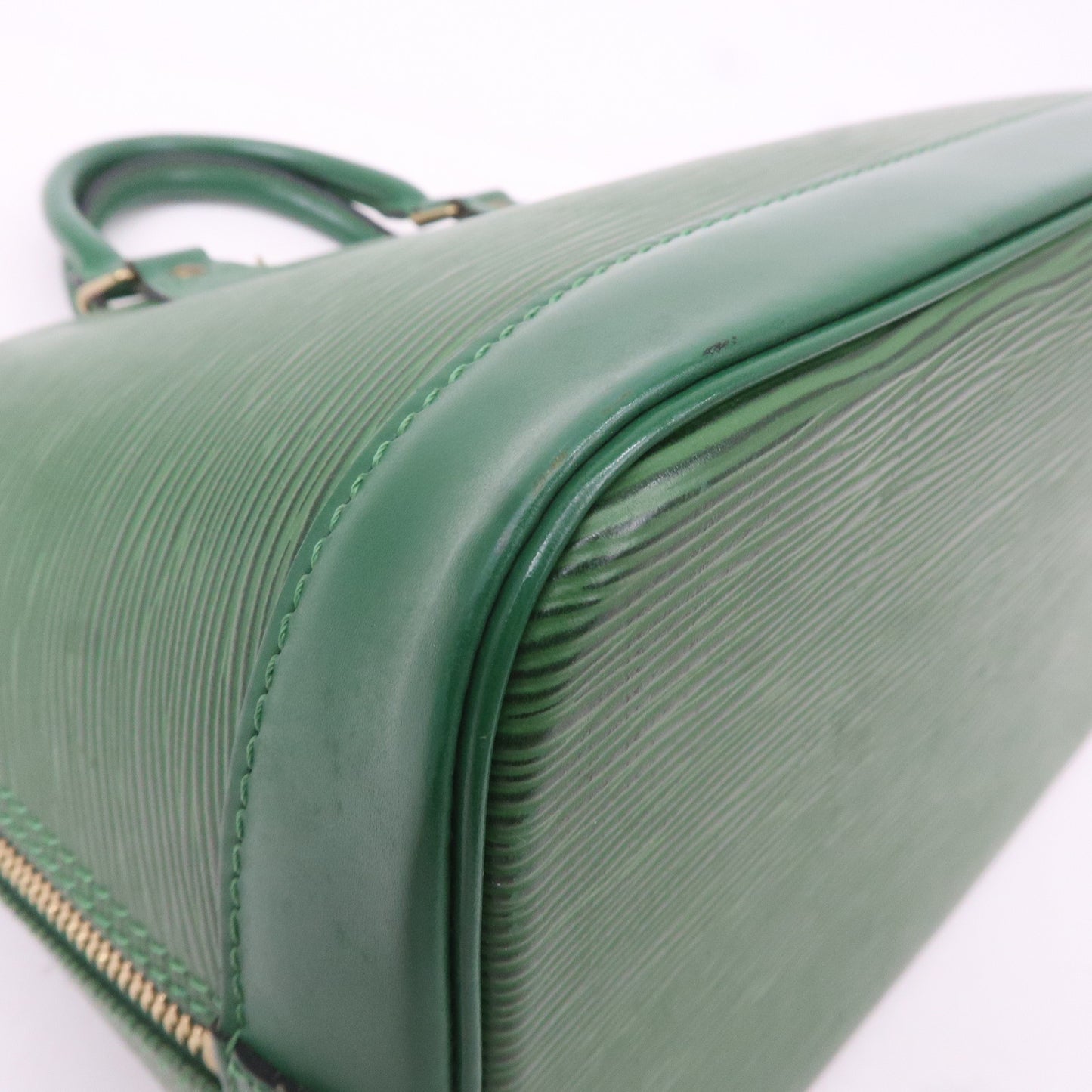 Louis Vuitton Epi Alma Hand Bag Borneo Green M52144