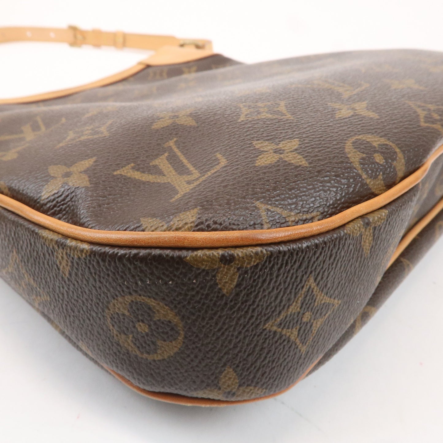 Louis Vuitton Monogram Odeon MM Shoulder Bag Brown M56389