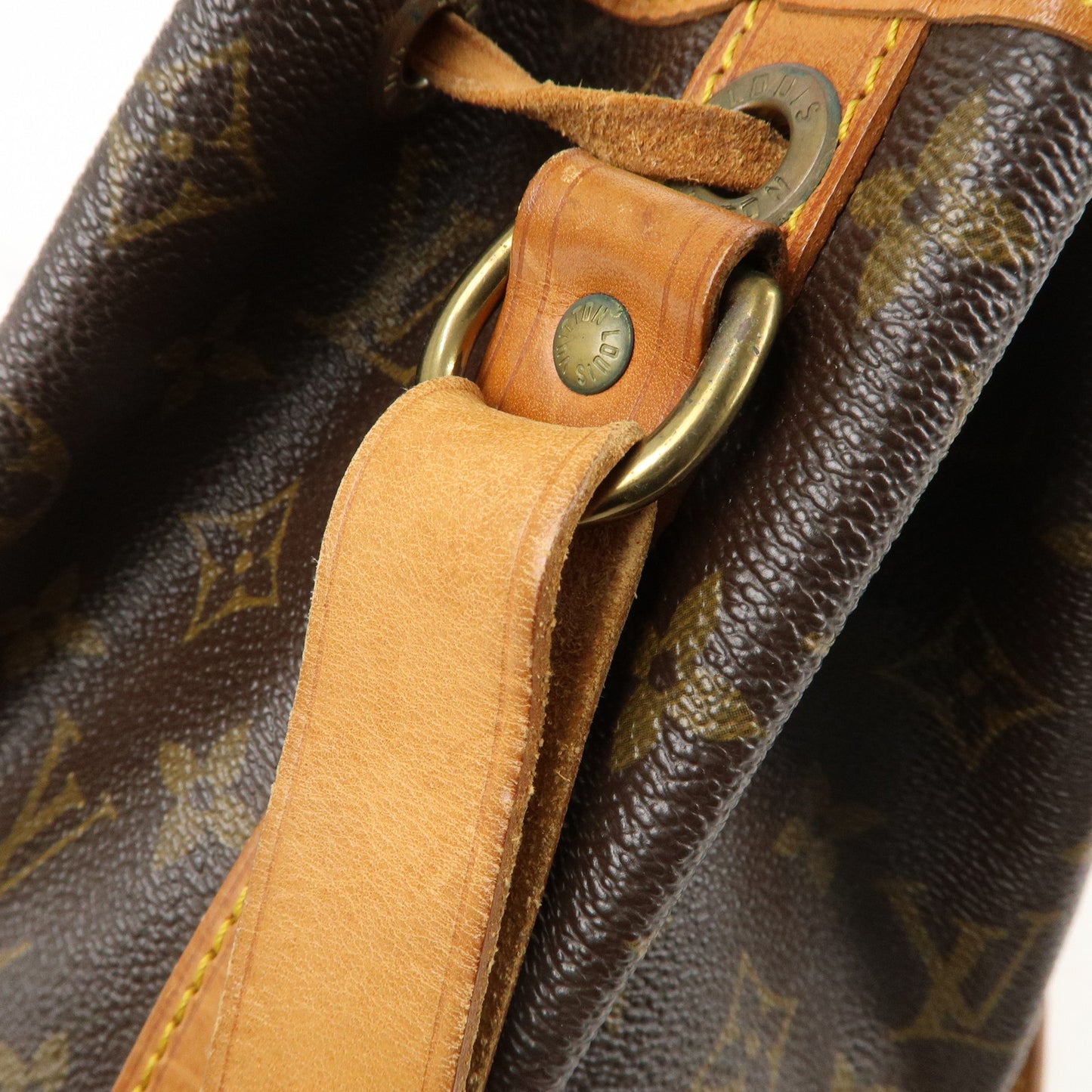 Louis Vuitton Monogram Petit Noe Shoulder Bag Brown M42226