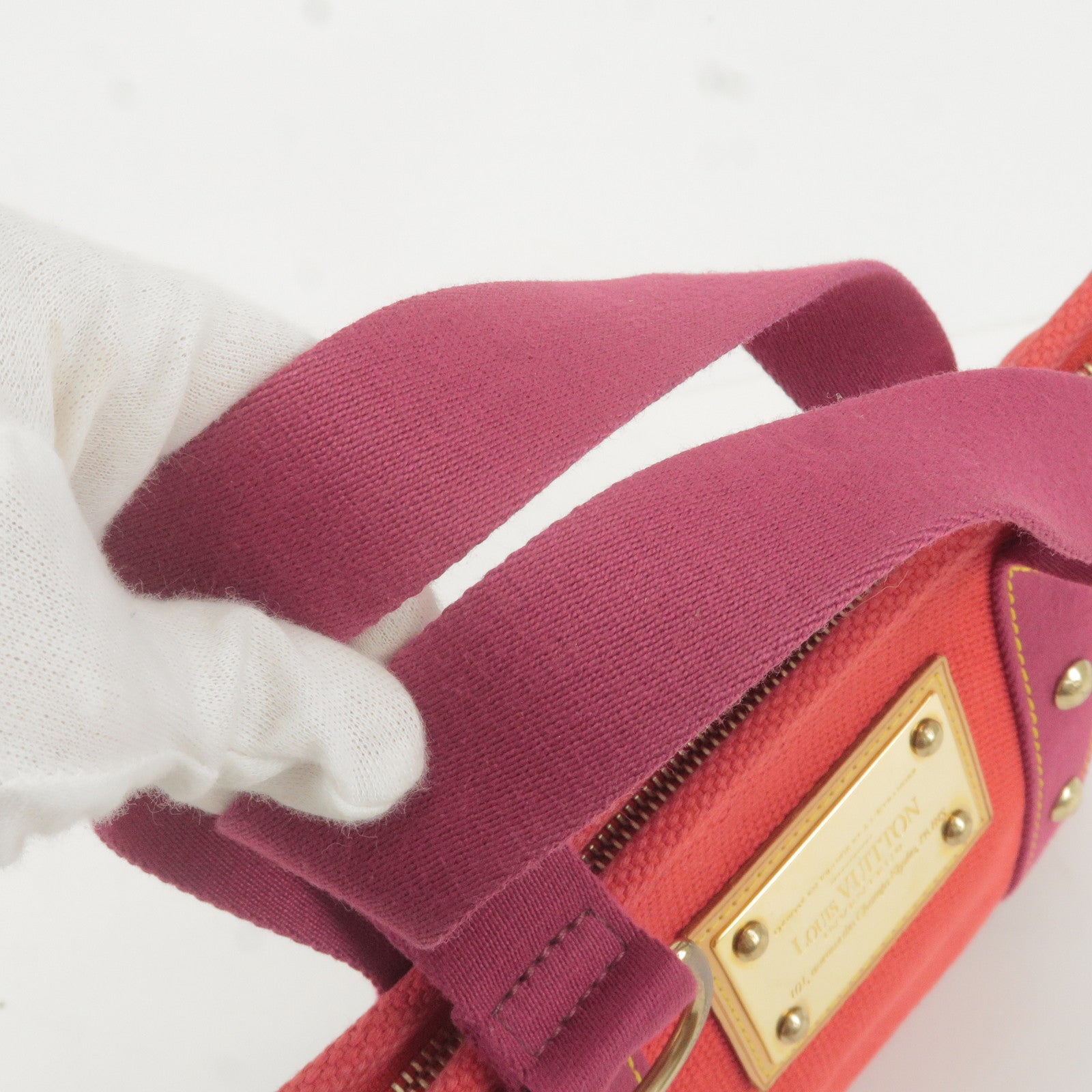 Louis Vuitton, Bags, Pre Loved Louis Vuitton Antigua Cabas Pm Red