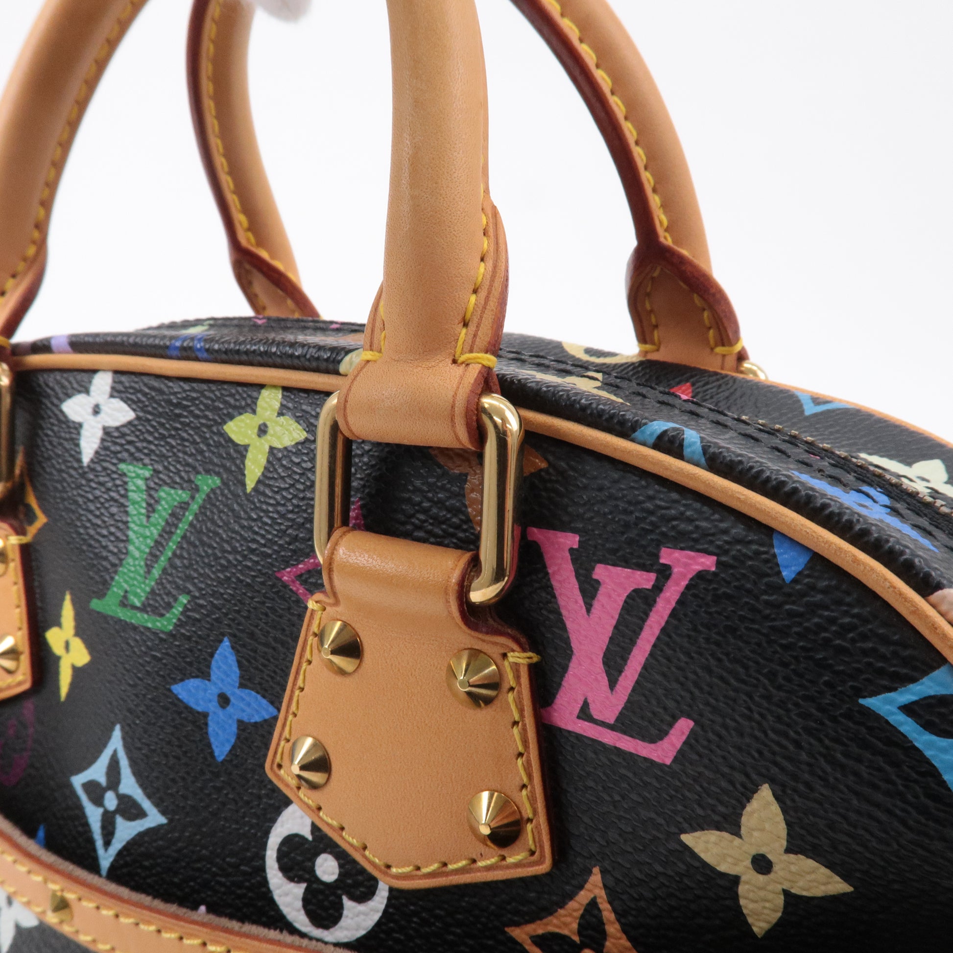 Vintage Louis Vuitton Multicolor Trouville Top Handle Bag