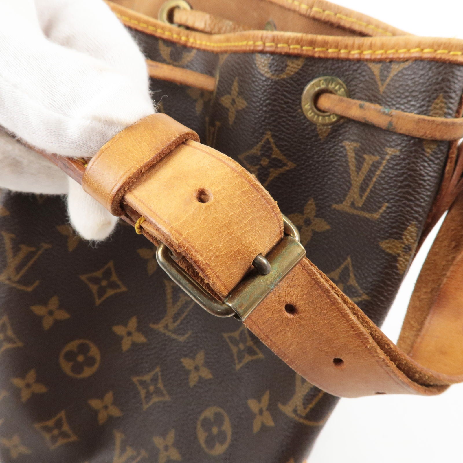 sac bandouliere louis vuitton musette en toile damier et cuir marron -  M42226 – dct - ep_vintage luxury Store - Vuitton - Petit - Louis - Monogram  - Noe - Bag - Shoulder