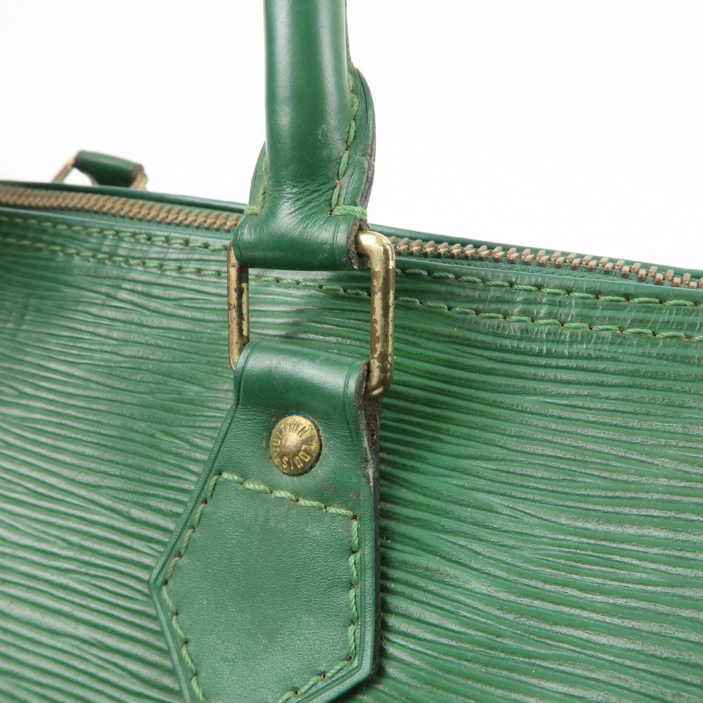 Louis Vuitton Epi Speedy 25 Hand Boston Bag Borneo Green M43014