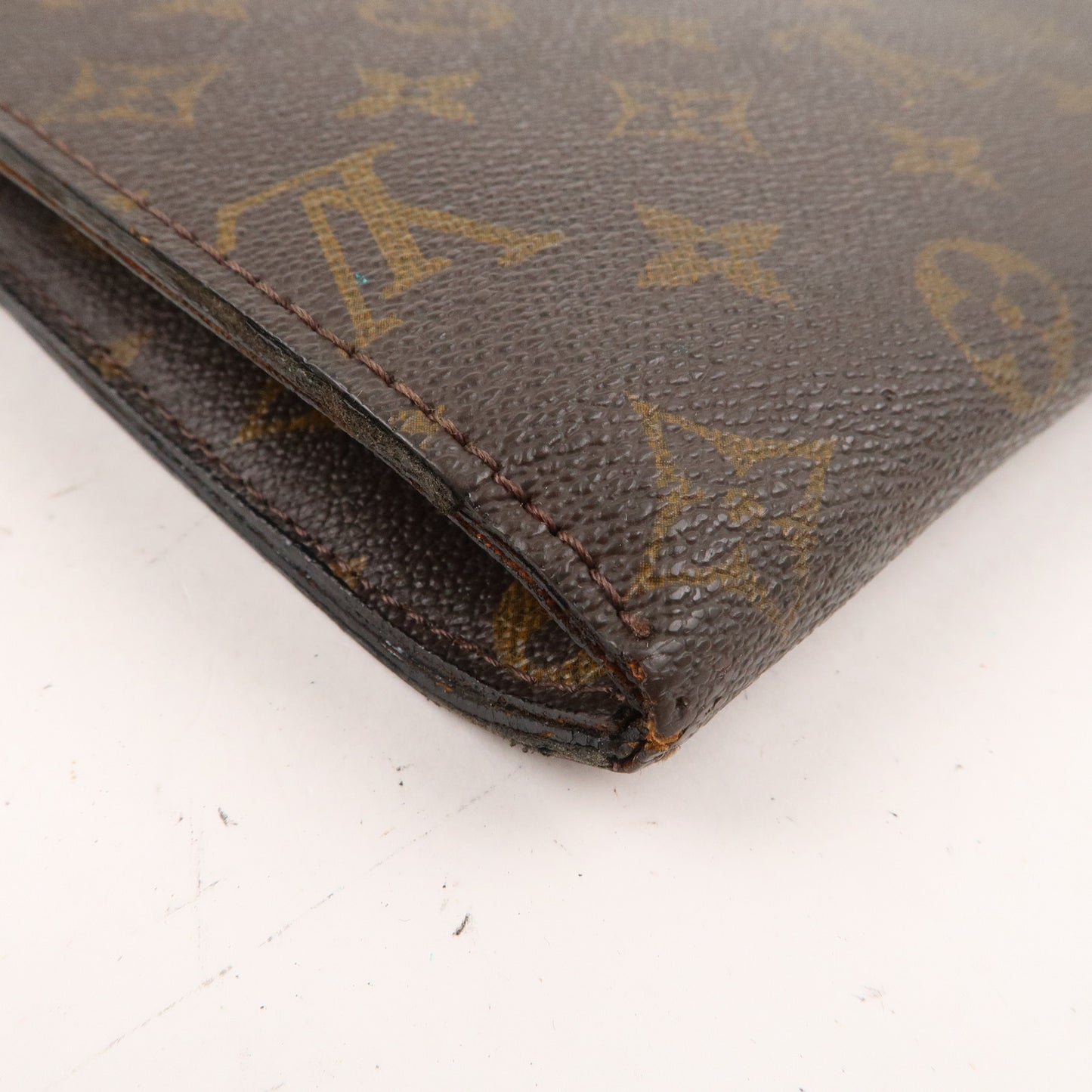 Louis Vuitton Monogram Posh Ministre Clutch Bag Brown M53445