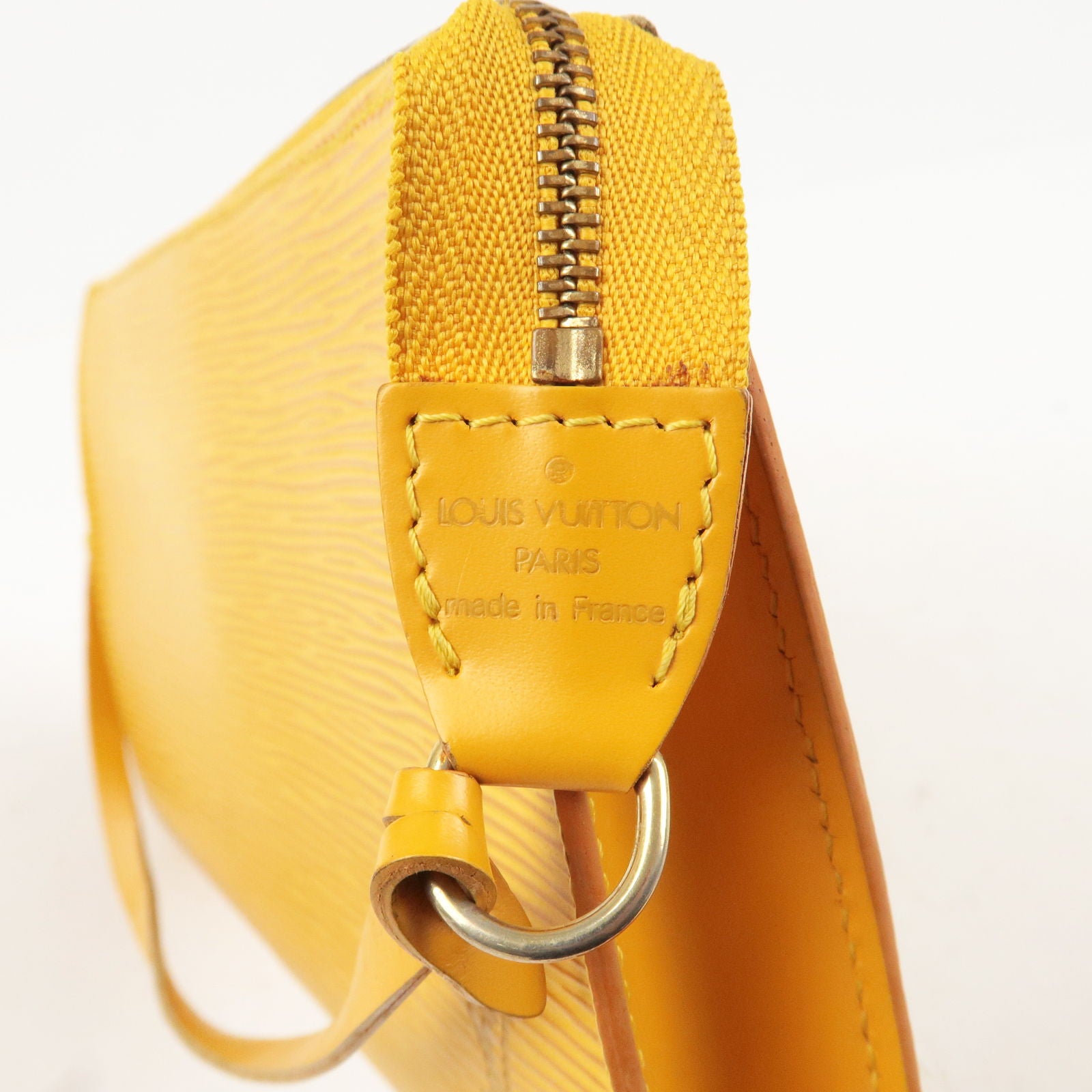 Louis Vuitton Orange Epi Leather Pochette Accessoires Shoulder Bag