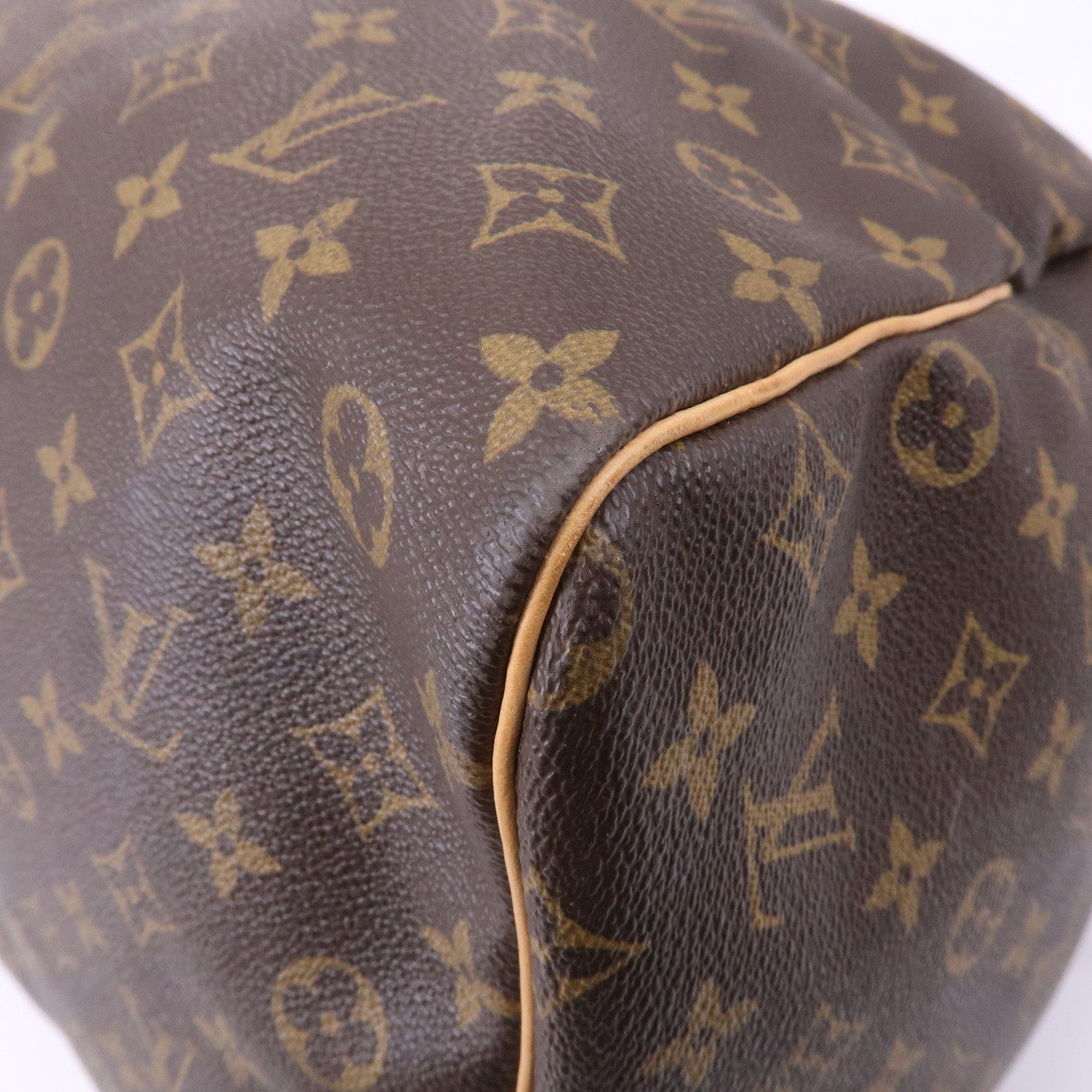 Louis Vuitton Monogram Keep All 60 Boston Bag Brown M41422