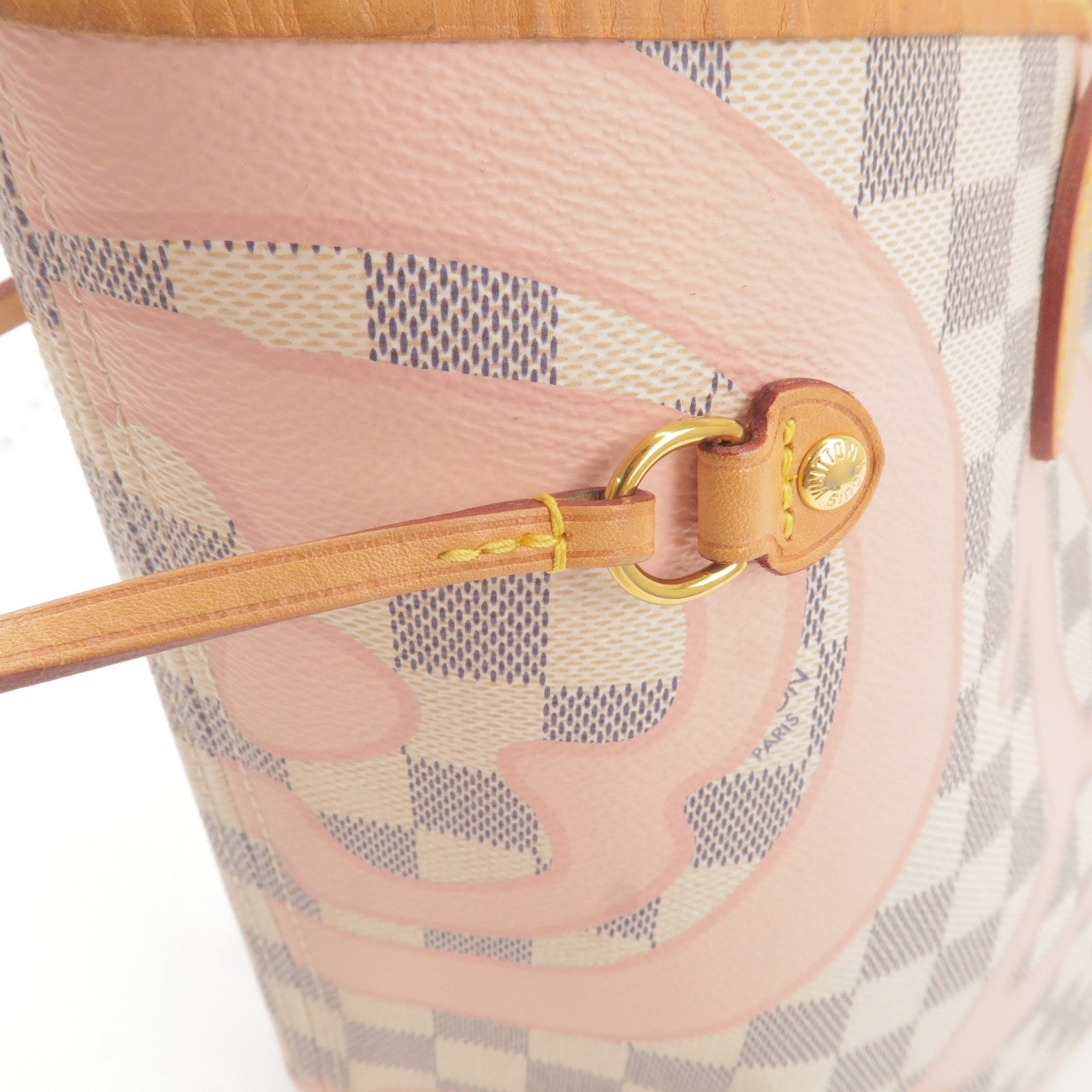 Louis Vuitton Neverfull NM Tote Limited Edition Damier Tahitienne mm Pink
