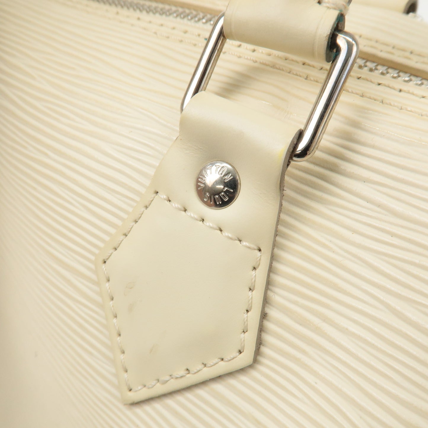 Louis Vuitton Epi Speedy 25 Hand Bag Ivory M5923J LV Auth ac1525