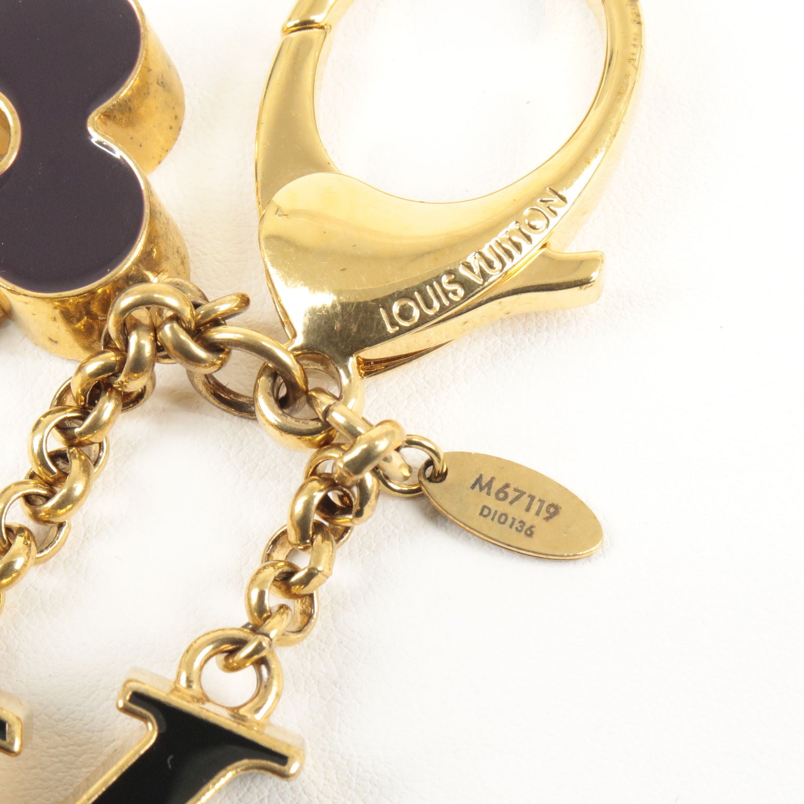 Louis Vuitton Fleur de Monogram Bag Charm 2019 Ss, Gold