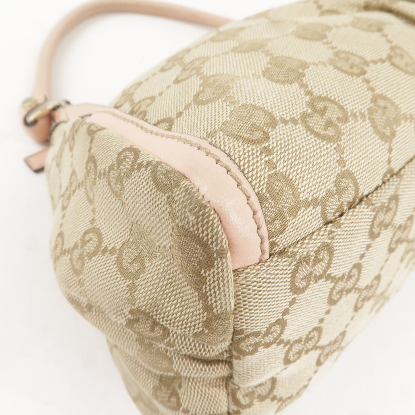 GUCCI-Abbey-GG-Canvas-Leather-Shoulder-Bag-Beige-Pink-190525 – dct