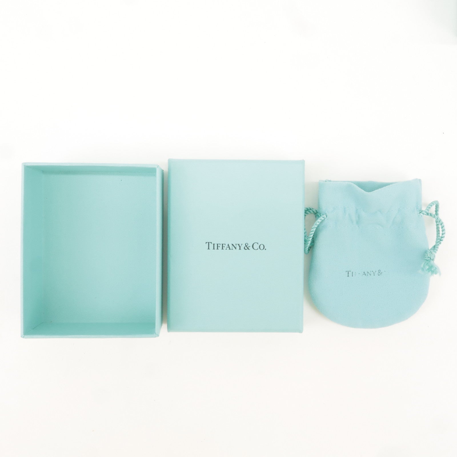 Tiffany&Co. Set of 8 Jewelry Box Drawstring Bag Tiffany Blue