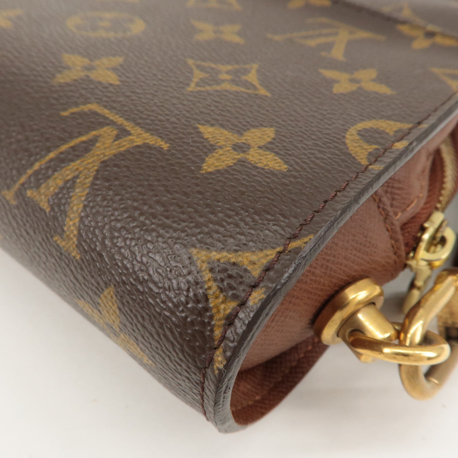 Clutch Vuitton Louis Orsay Monogram Brown ep vintage