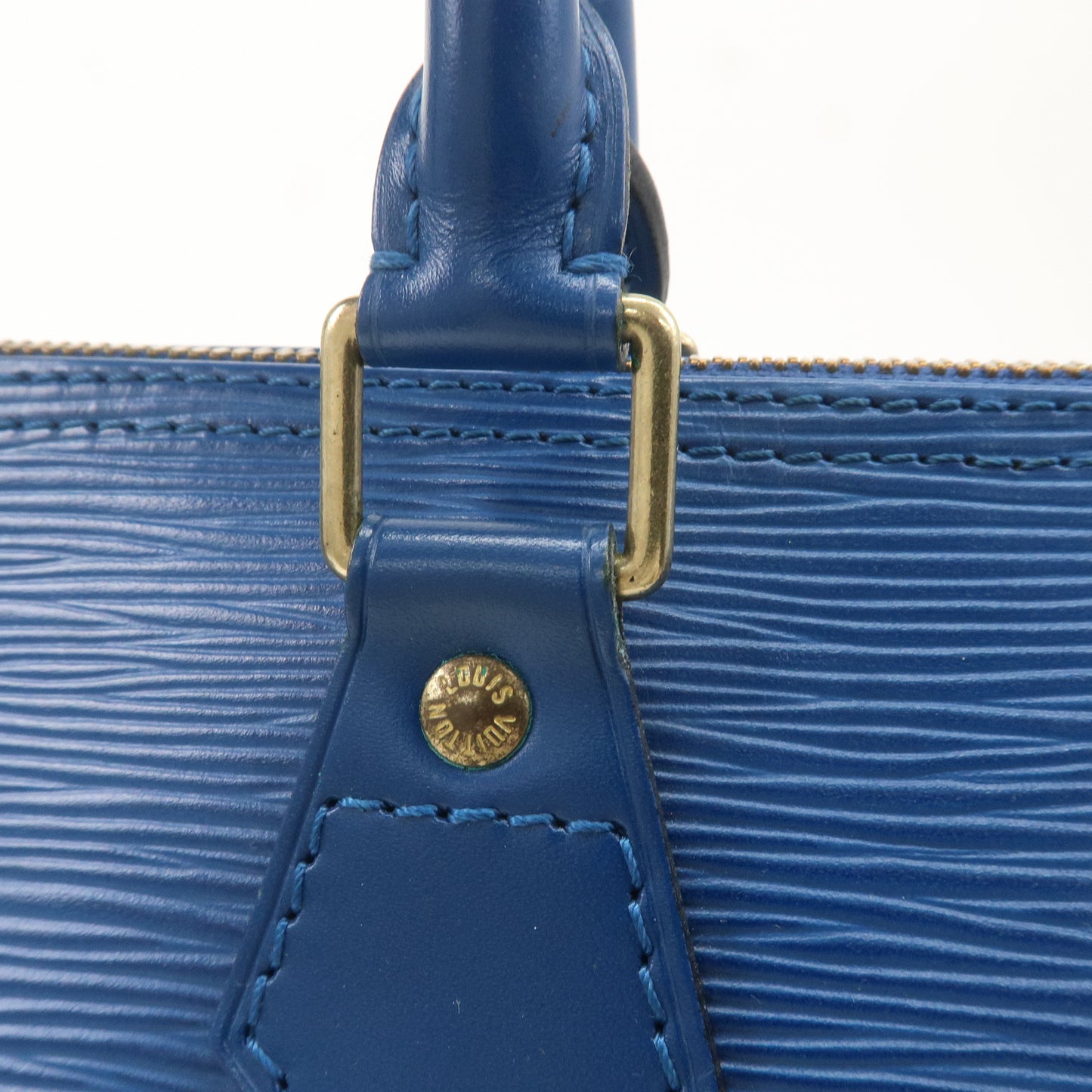 Louis Vuitton Epi Speedy 25 Hand Boston Bag Toledo Blue M43015