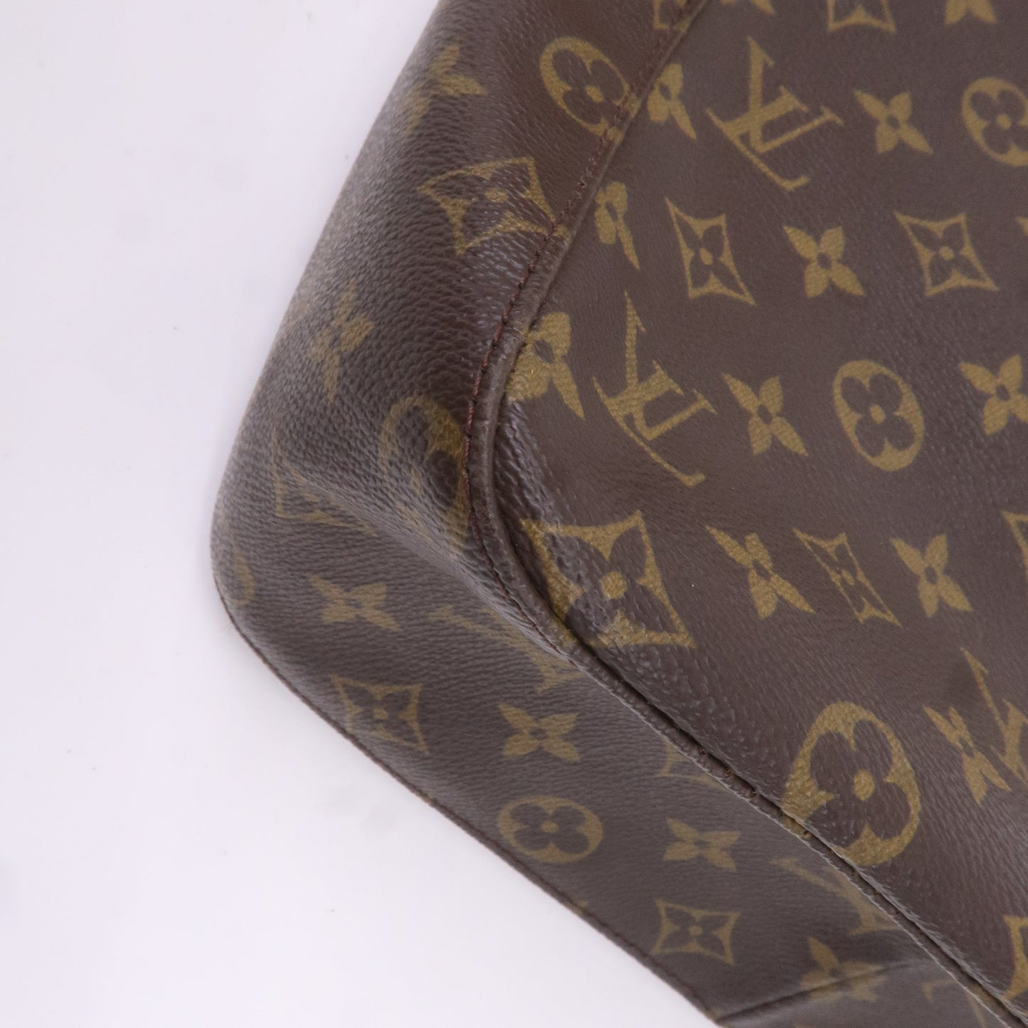 Louis Vuitton Monogram Looping GM Shoulder Bag Brown M51145