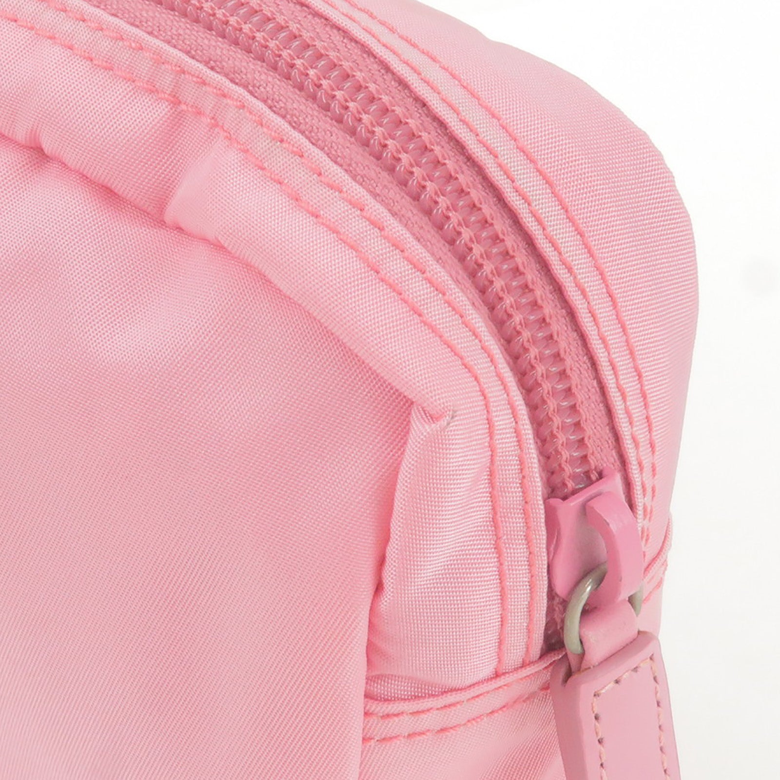 PRADA-Logo-Nylon-Leather-Pouch-Clutch-Bag-Pink-MV340 – dct-ep_vintage  luxury Store