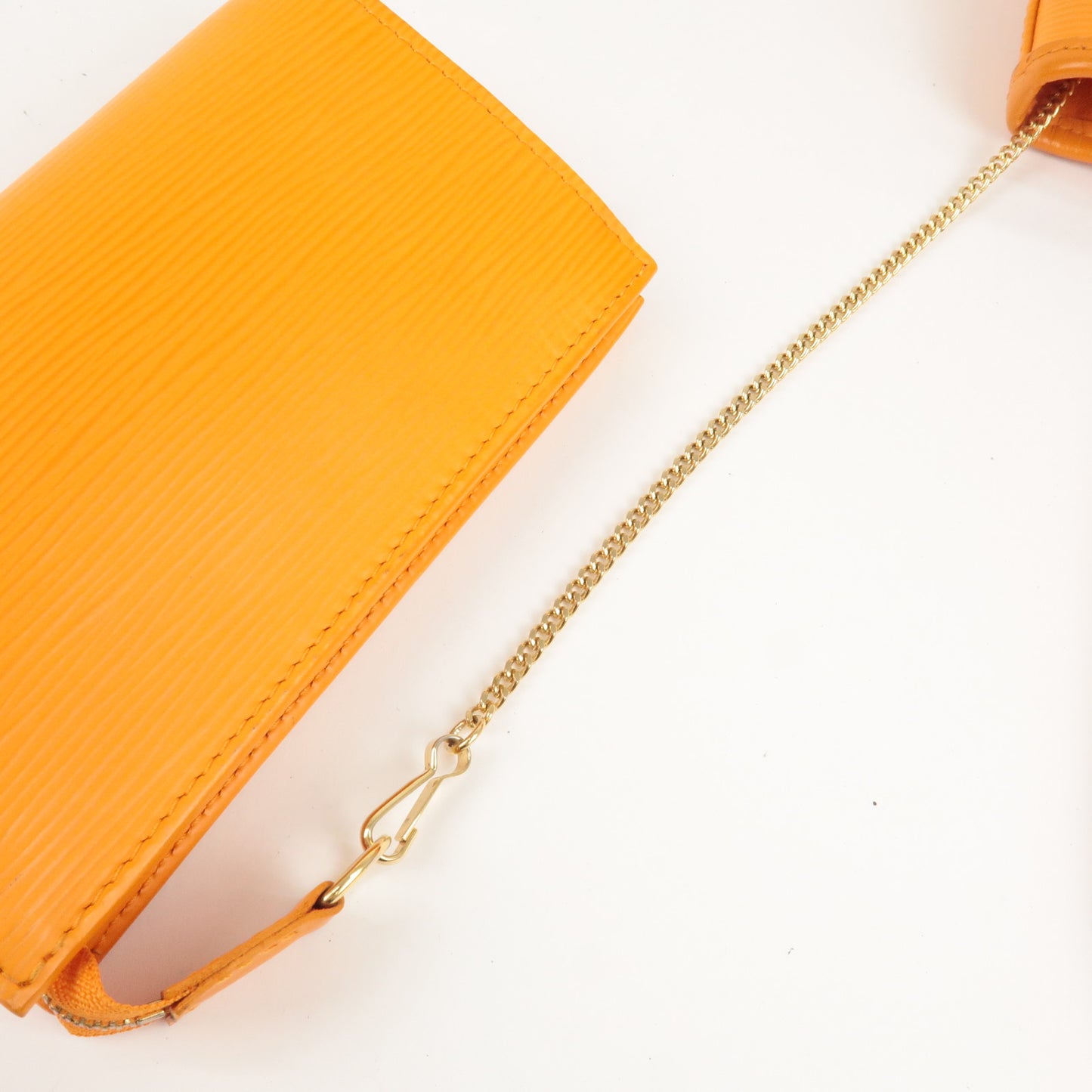 Louis Vuitton Epi Petit Bucket Shoulder Bag Mandarin M5899H
