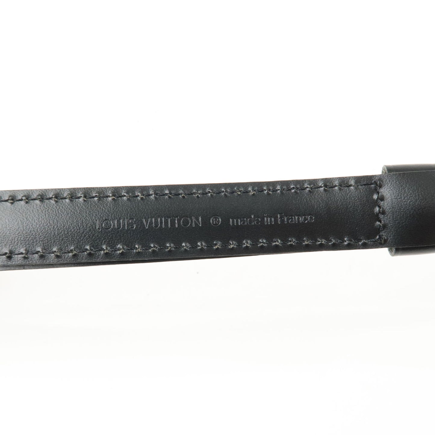 LOUIS VUITTON Shoulder strap Epi Patent leather Black Black unisex Use –