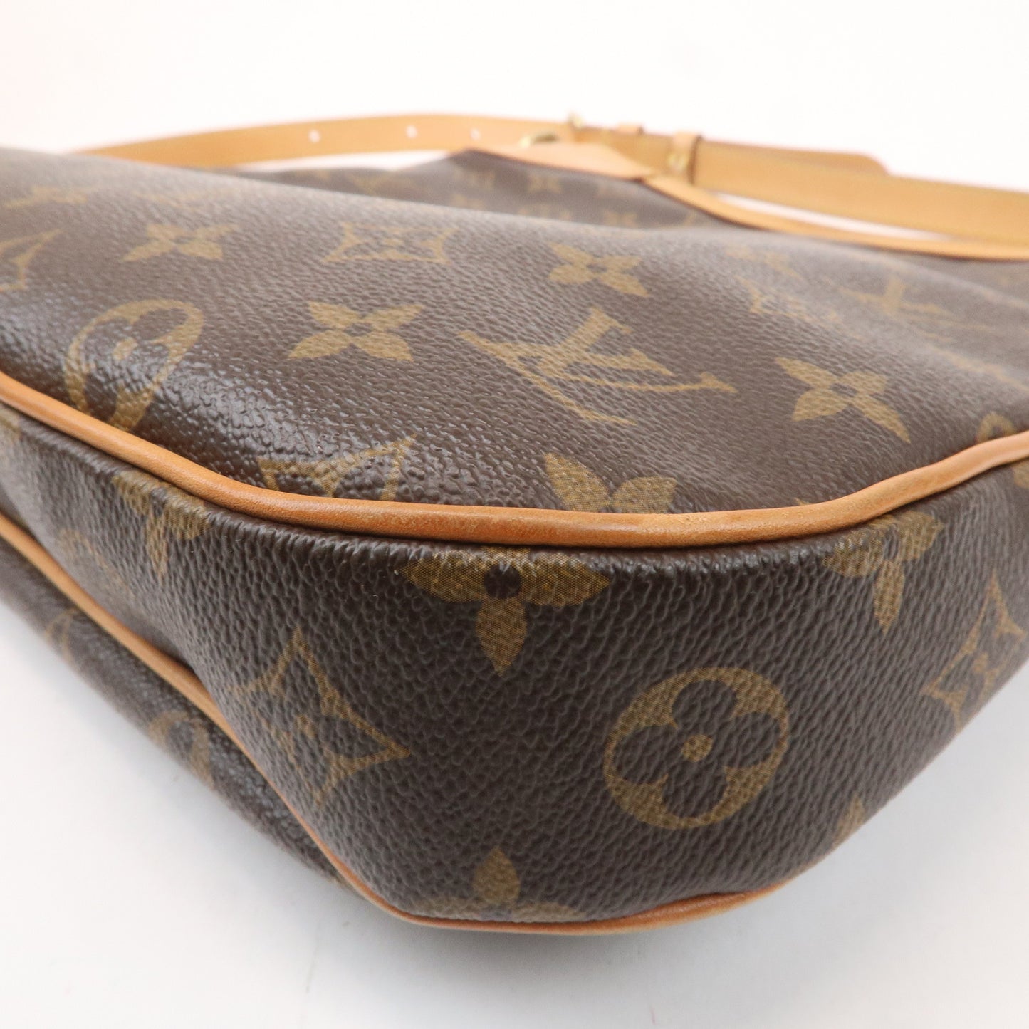 Louis Vuitton Monogram Odeon MM Shoulder Bag Brown M56389