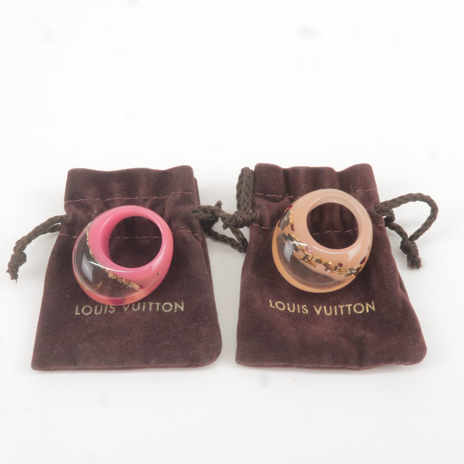 Louis-Vuitton-Set-of-2-Berg-Inclusion-Ring-Rose-M65603-M65776 –  dct-ep_vintage luxury Store