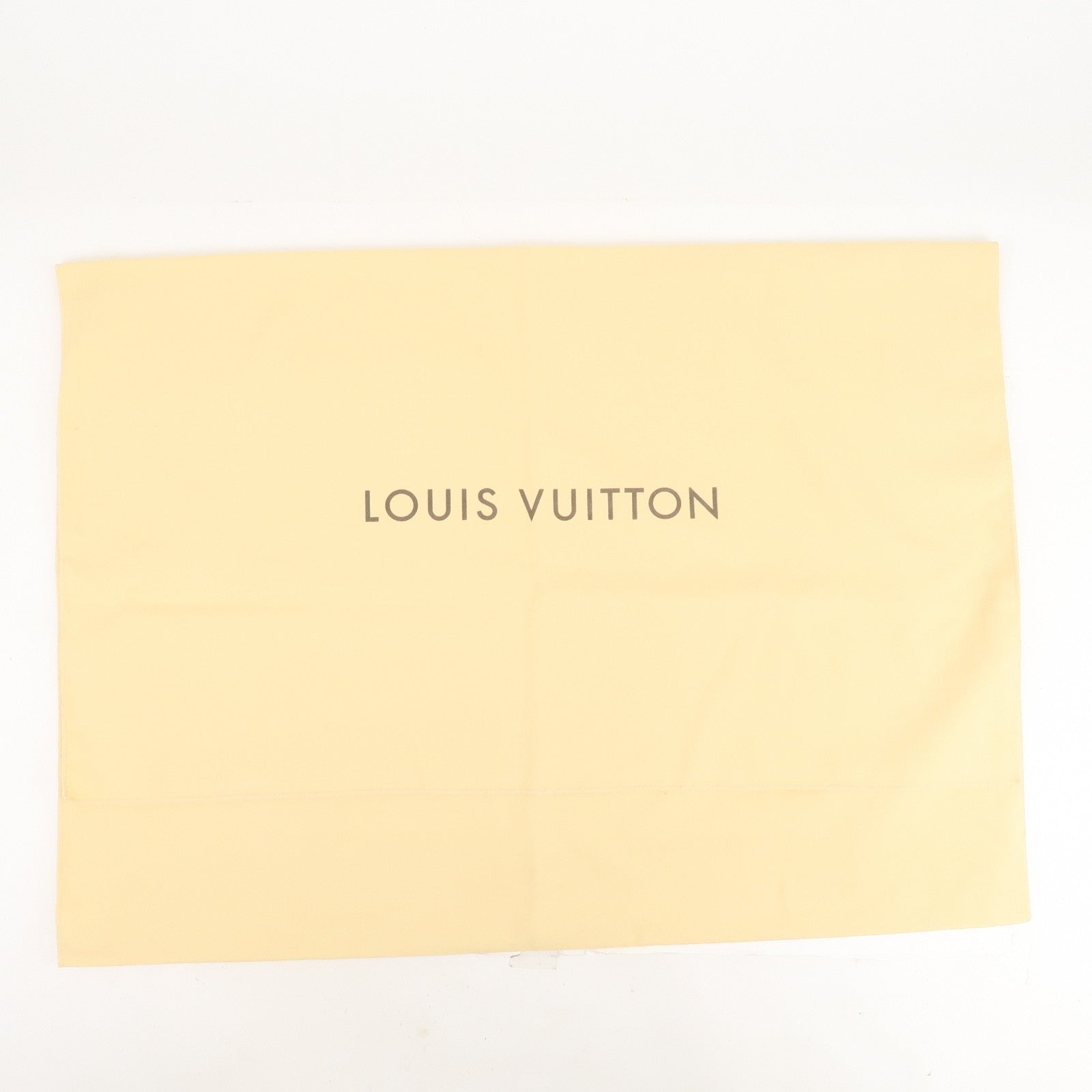 Louis Vuitton Set of 10 Dust Bag Flap Style Beige Brown