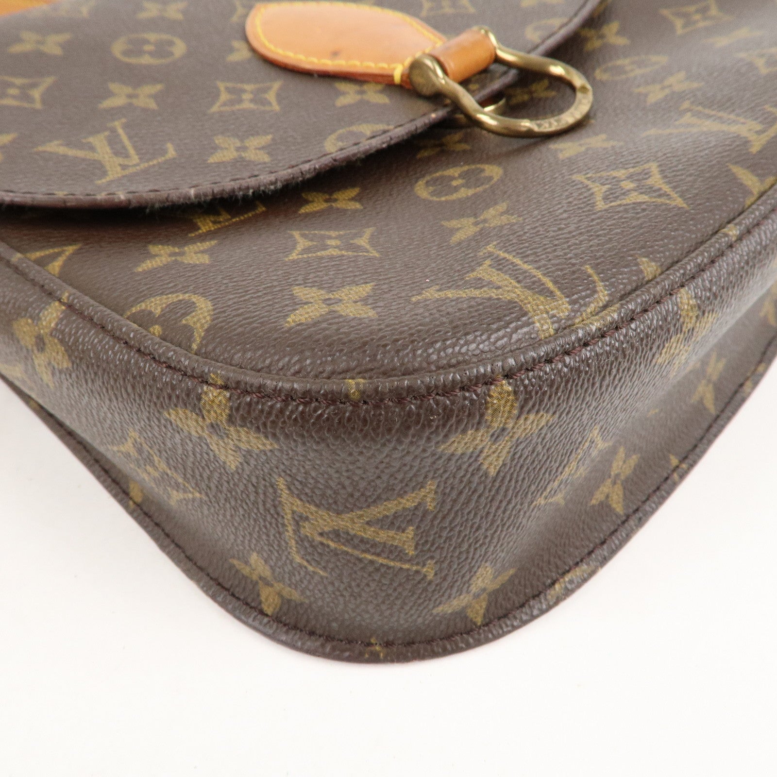 Authentic Louis Vuitton Monogram Saint Cloud MM M51243 Shoulder Cross Bag  J5159