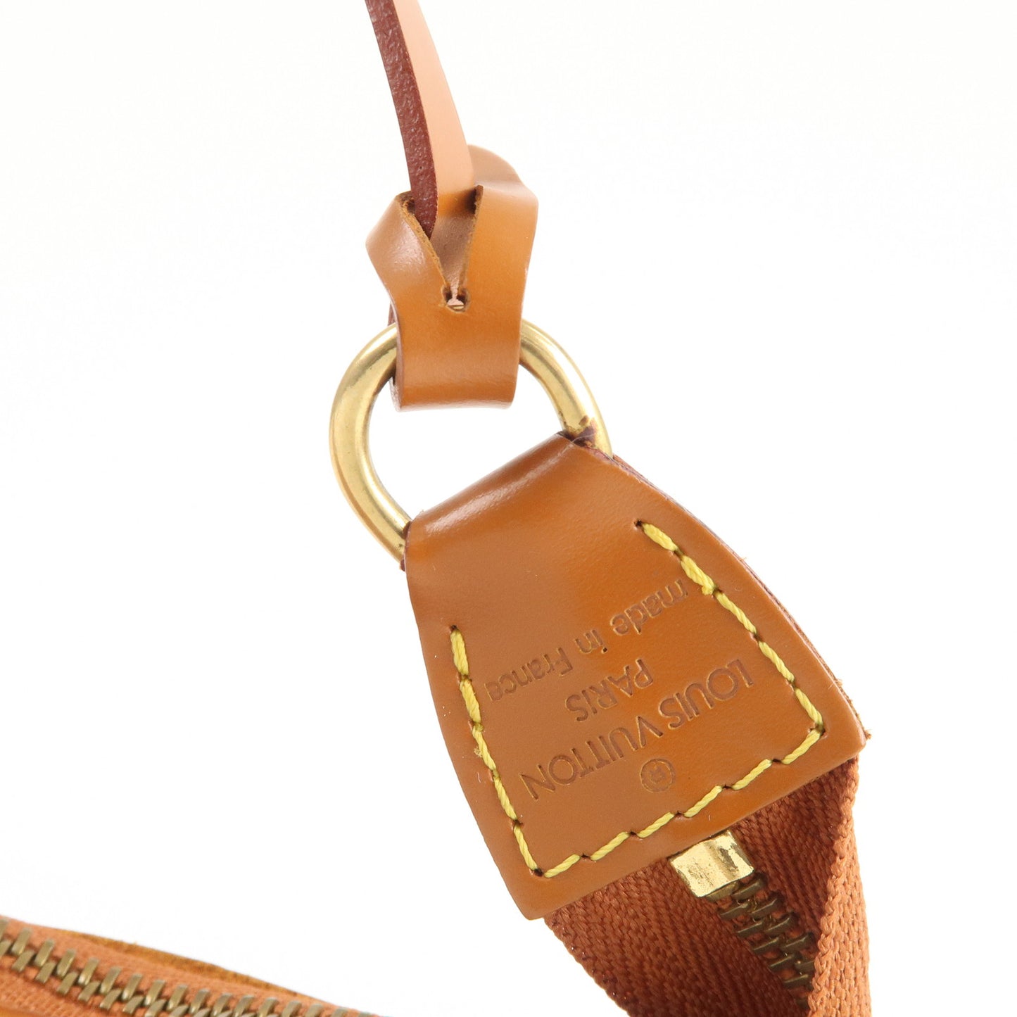 Louis Vuitton Epi Pochette Accessoires Pouch Zipang Gold M52948