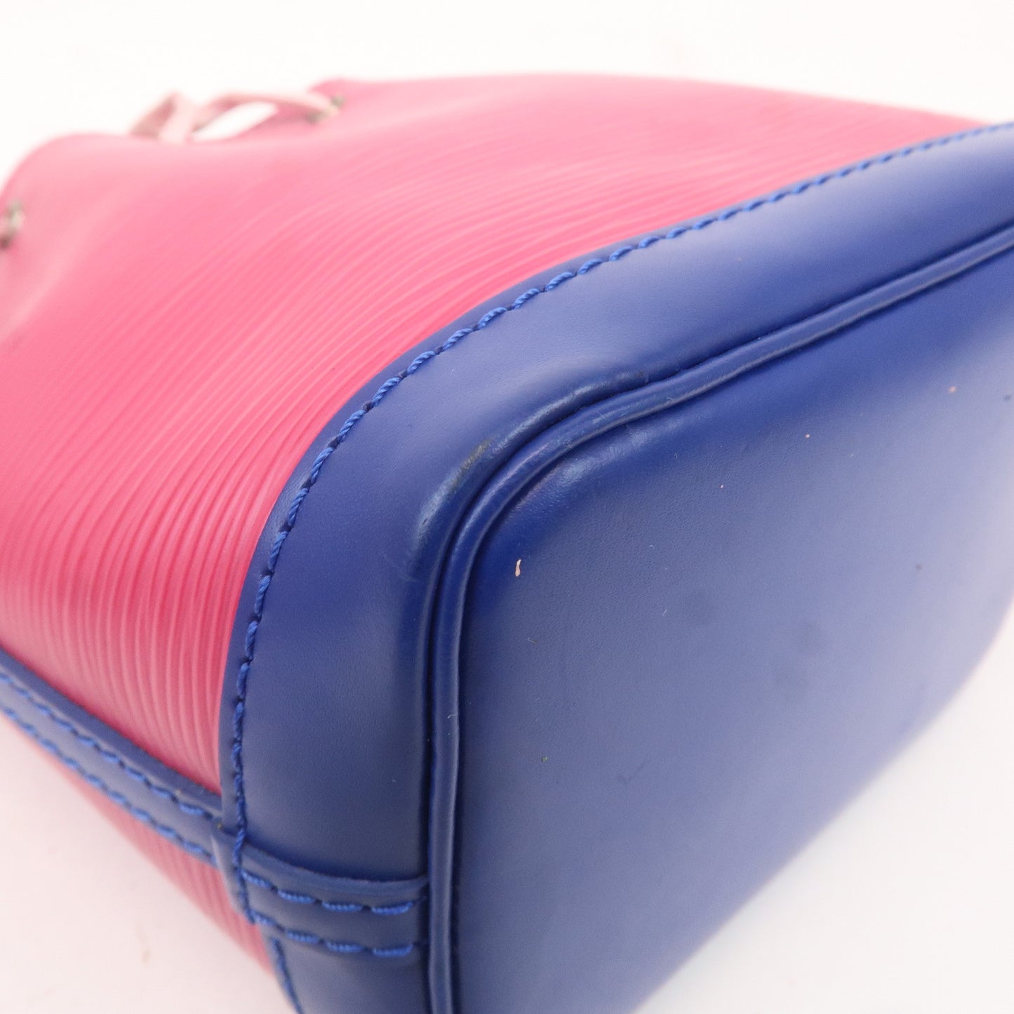 Louis Vuitton Epi Nano Noe Shoulder Bag Pink Blue M42502