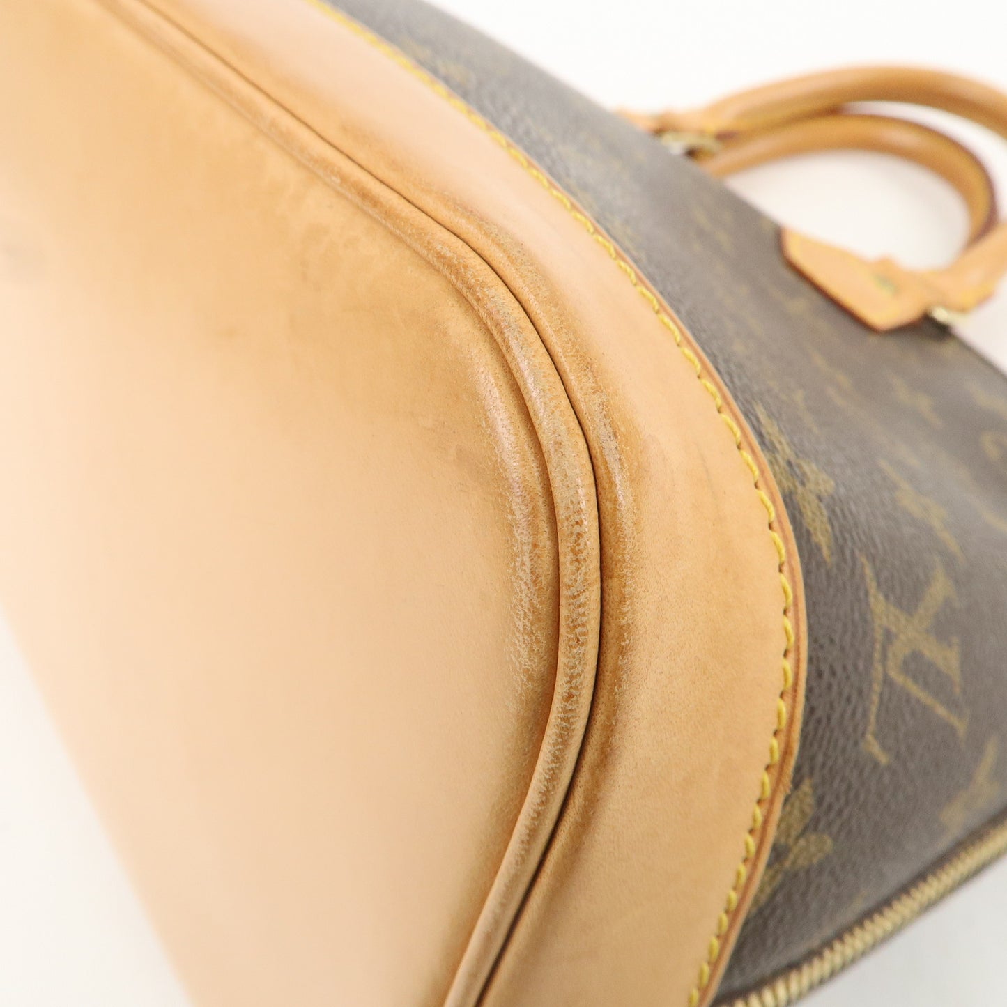 Louis Vuitton Monogram Alma Hand Bag Brown M51130