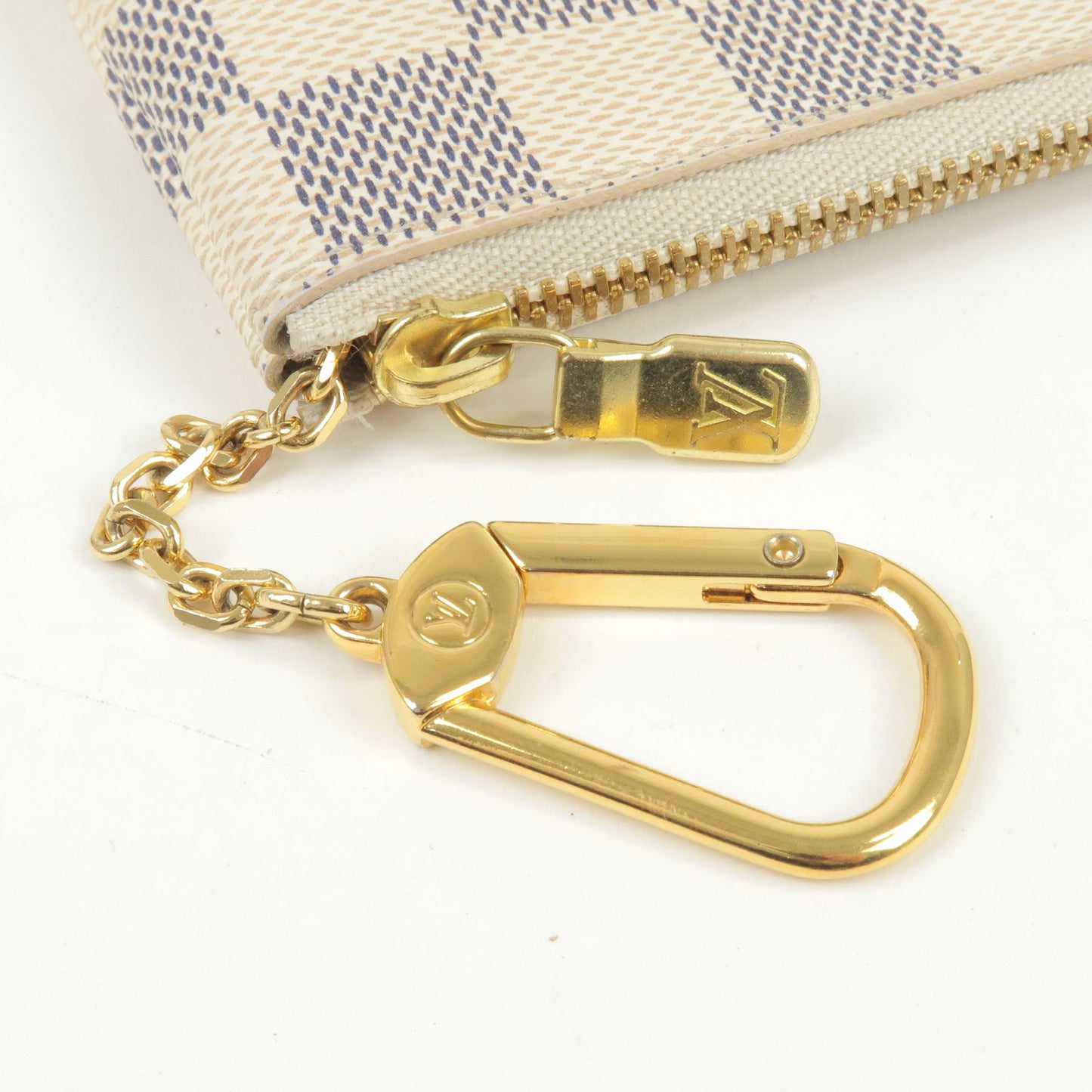 Louis Vuitton Damier Azur Pochette Cles Coin Case N62659