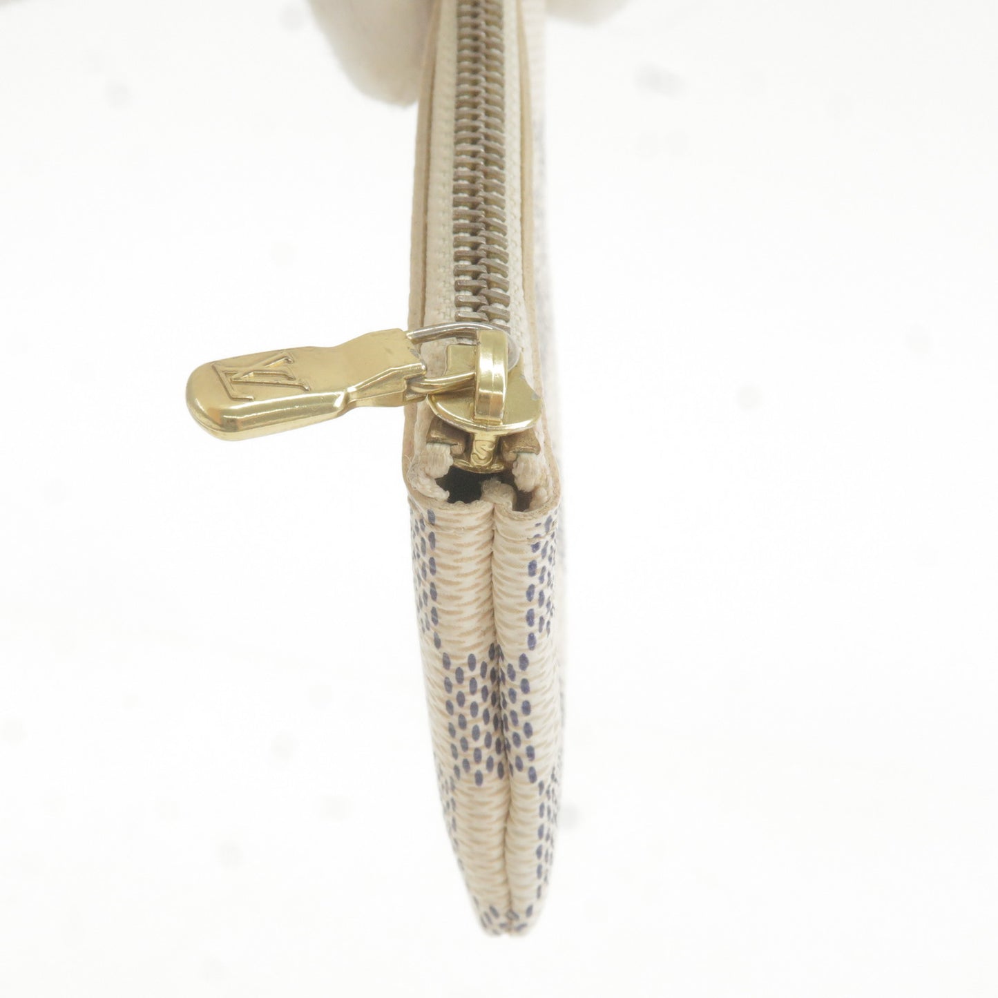 Louis Vuitton Damier Azur Pochette Cles Coin Key Case N62659